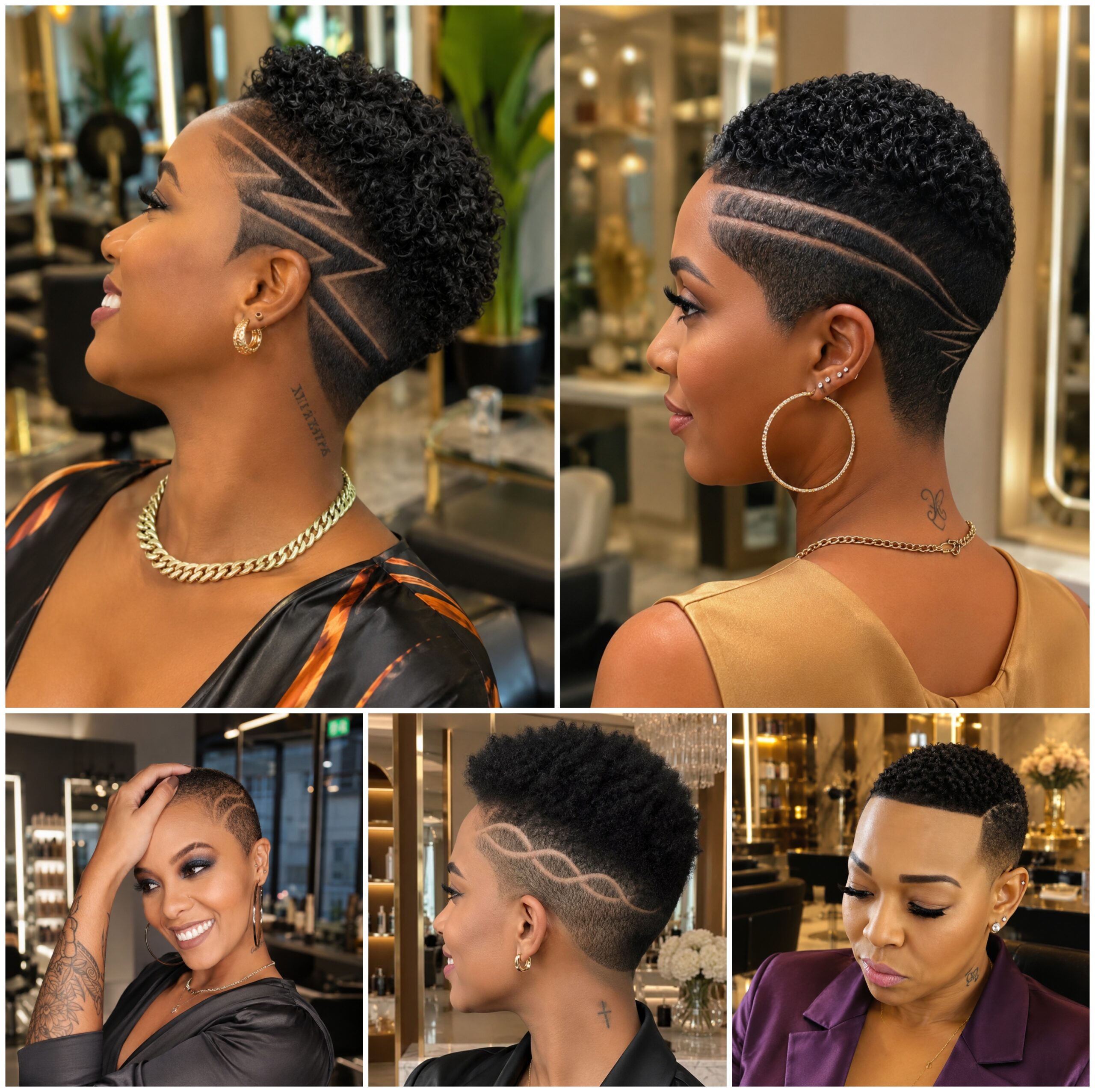 Short Afro Styles That Add Soft Character