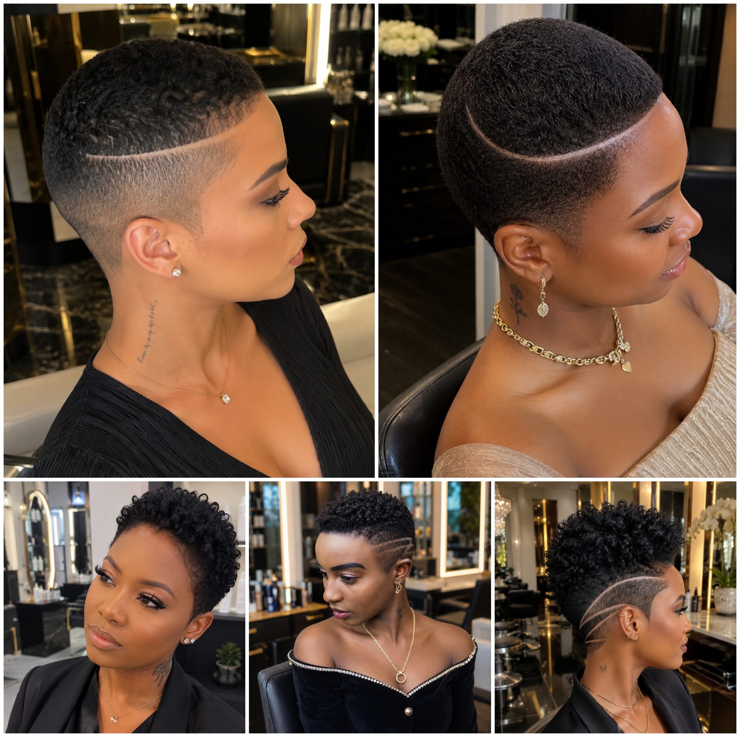 Low Cut Afro Looks That Bring Natural Style