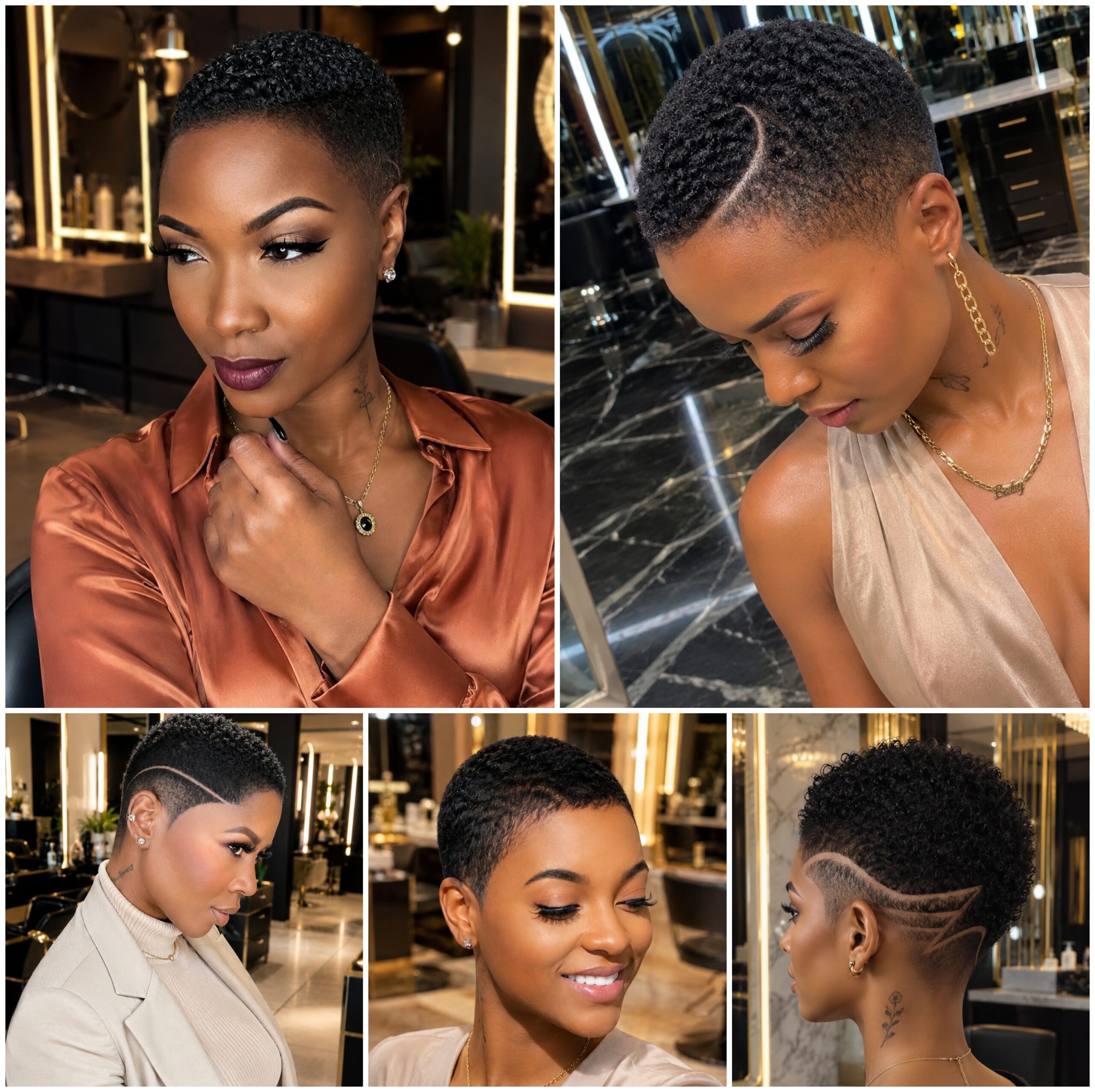 Low Cut Afro Looks That Bring a Calm Finish