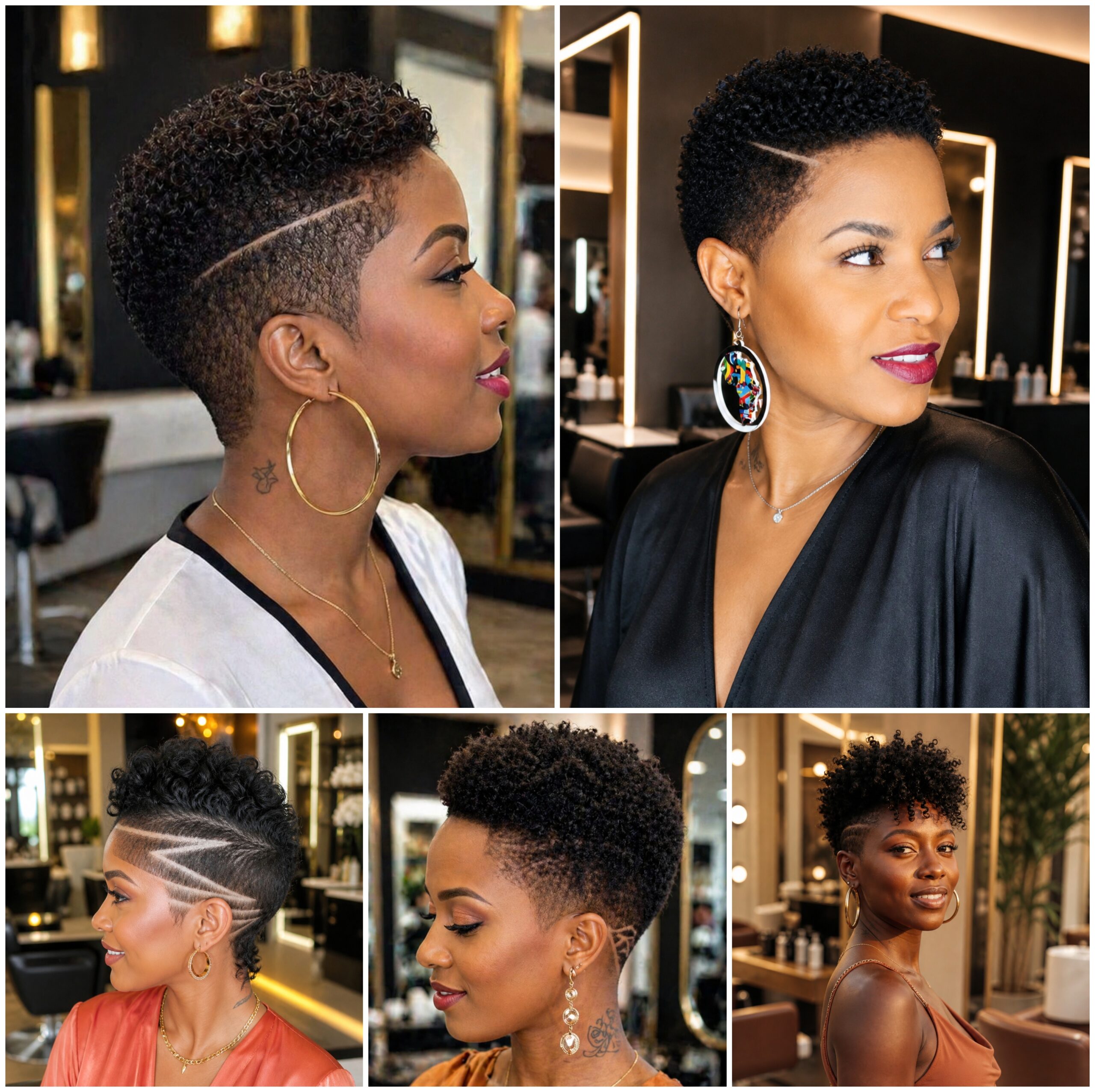 Short Afro Styles That Stay Simple and Pretty