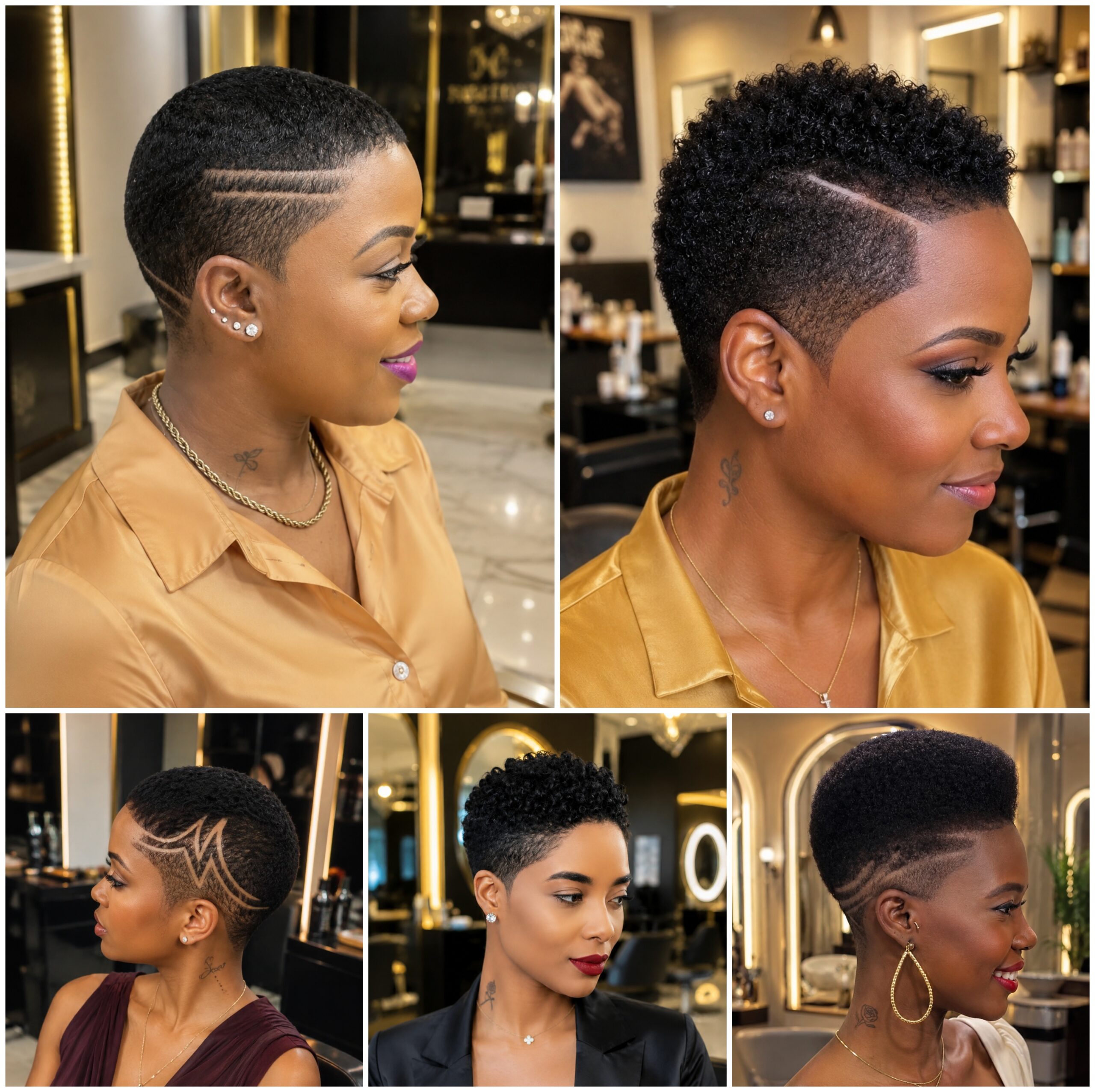Short Afro Styles That Bring Out Natural Charm
