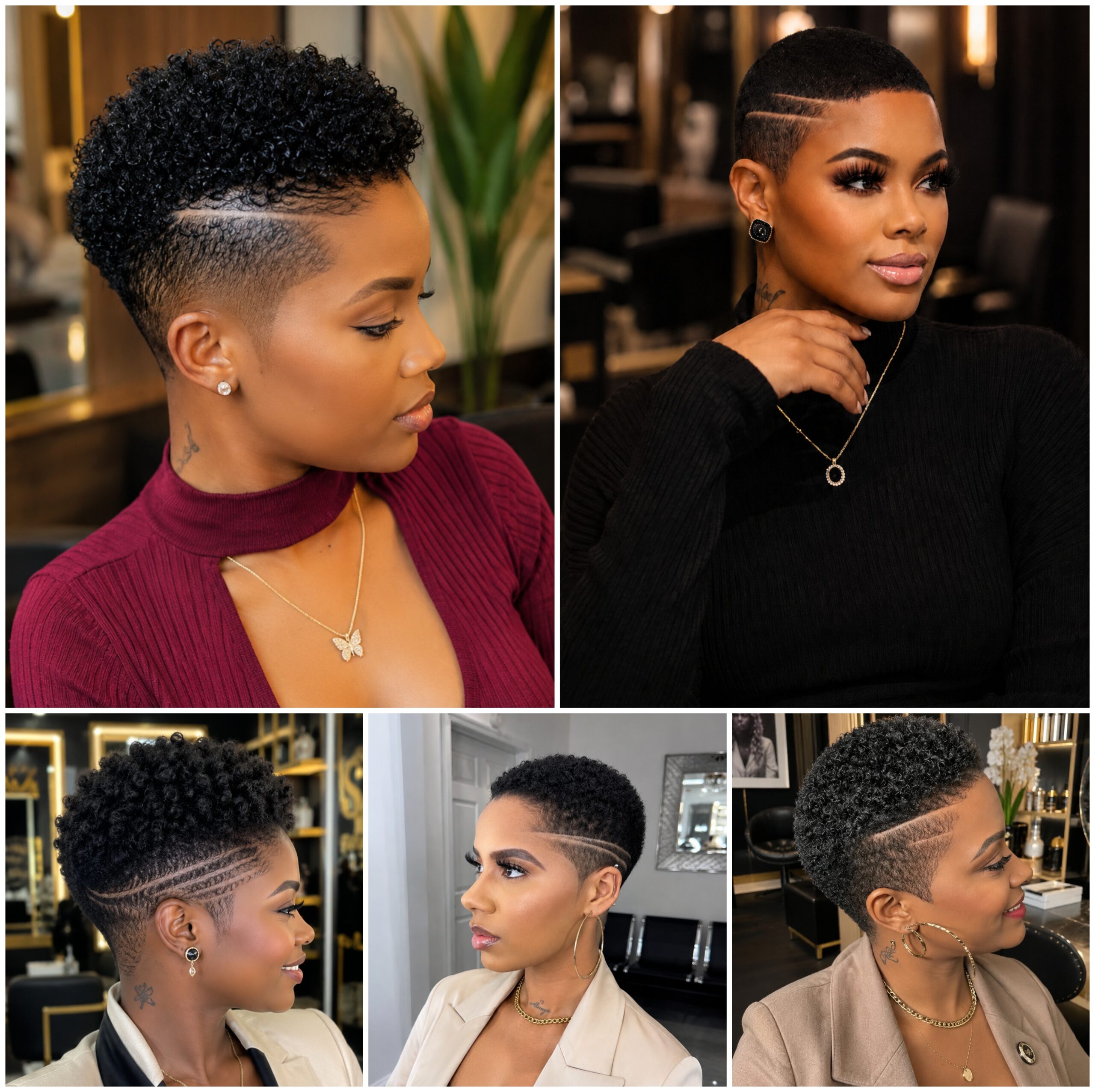 Low Cut Afro Looks That Feel Naturally Elegant