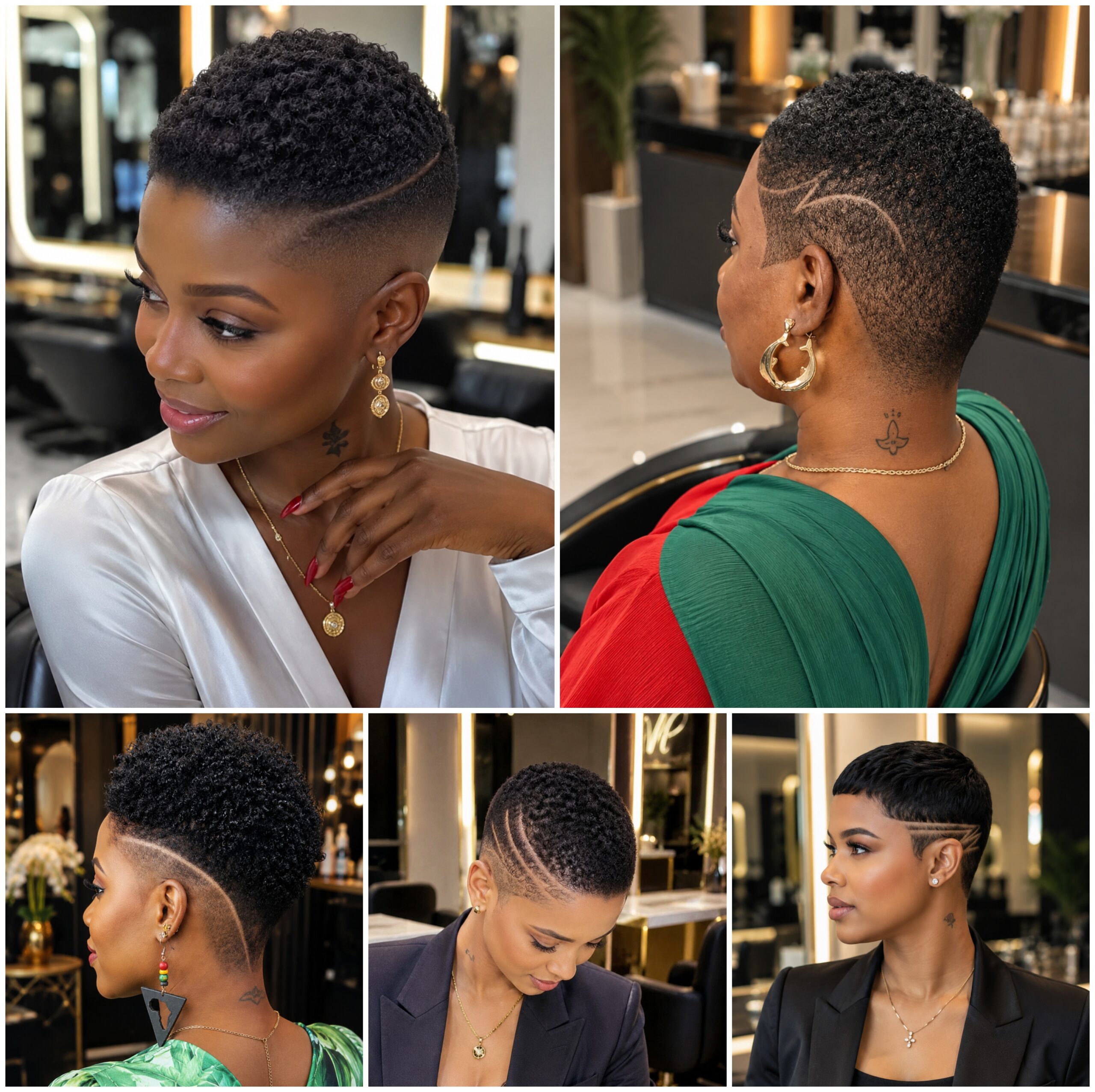 Low Cut Afro Looks That Hold Gentle Style