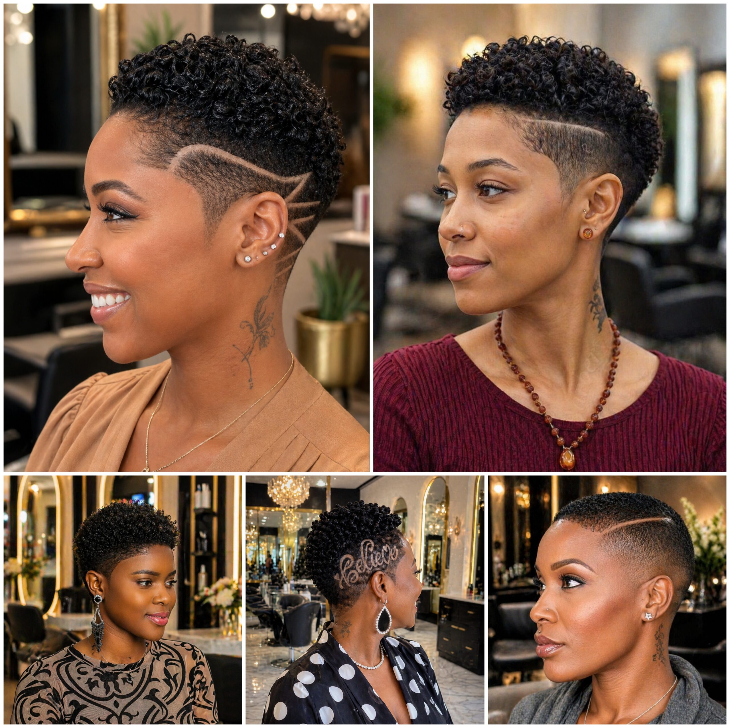 Low Cut Afro Looks That Feel Freshly Finished