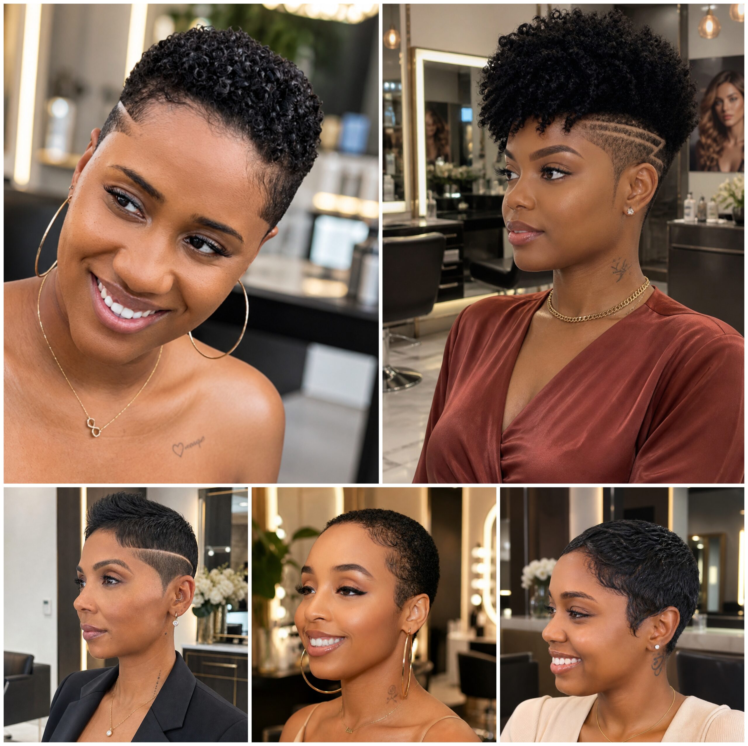 Short Afro Styles That Bring a Clean Glow
