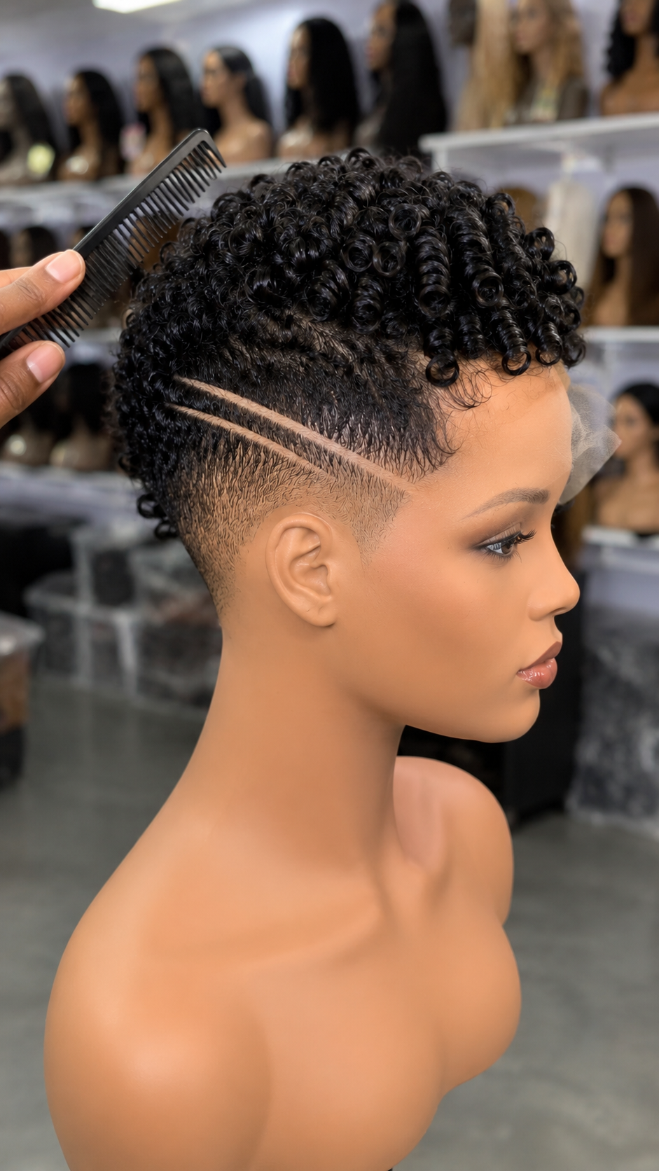 This Curly Pixie Lace Wig Is Made To Get Noticed