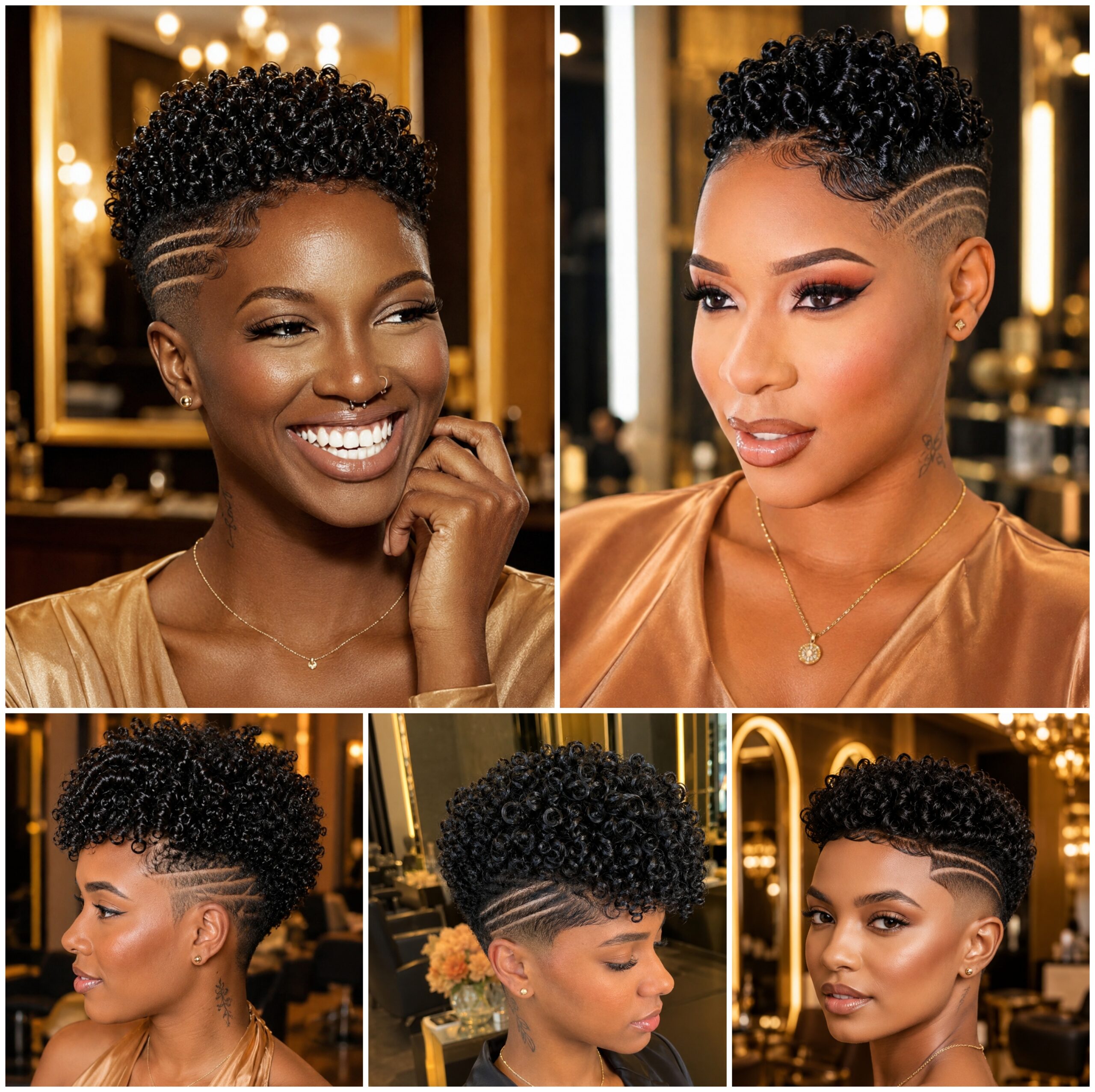 Low Cut Afro Looks With Balanced Crown Shape Low Cut Afro Looks With Balanced Crown Shape