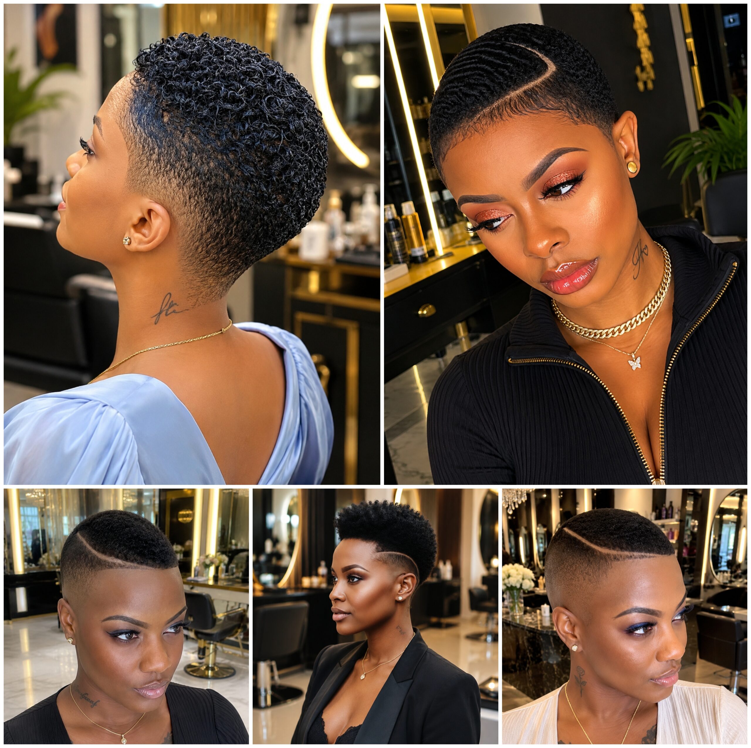 Short Natural Afro Cuts With Rich Detail Short Natural Afro Cuts With Rich Detail