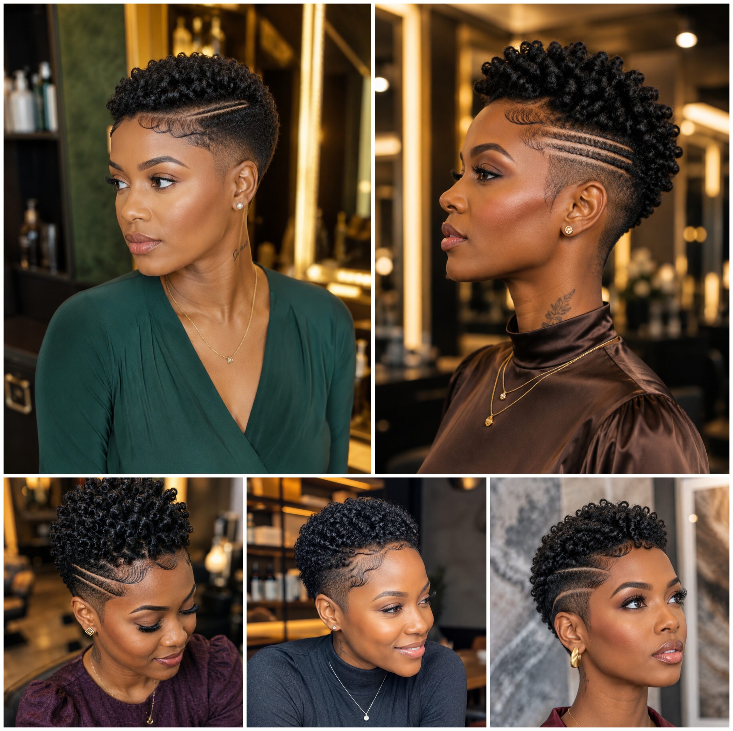 Low Fade Coils with Finger Wave Front