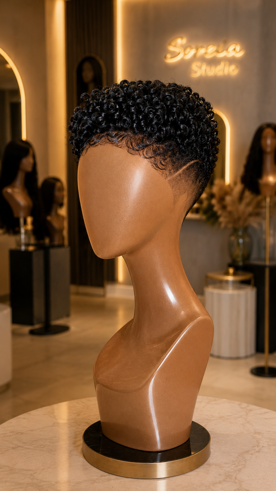 A Minimal Curly Pixie With One Subtle Line — Where To Buy This Clean Look 🖤✨ #braidsforwomenh A Minimal Curly Pixie With One Subtle Line — Where To Buy This Clean Look 🖤✨ #braidsforwomenh