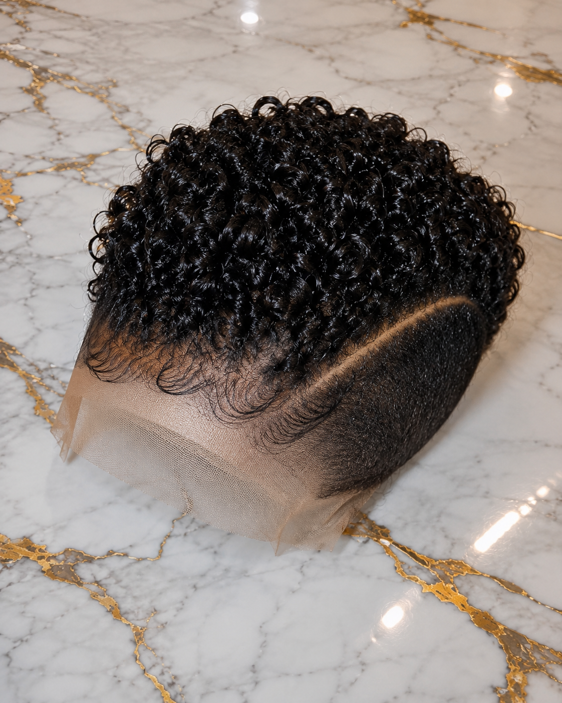 A Single Curved Line Beneath Glossy Finger Coils — Reading The Build On An Open-Cap Pixie #braidsforwomenp A Single Curved Line Beneath Glossy Finger Coils — Reading The Build On An Open-Cap Pixie #braidsforwomenp