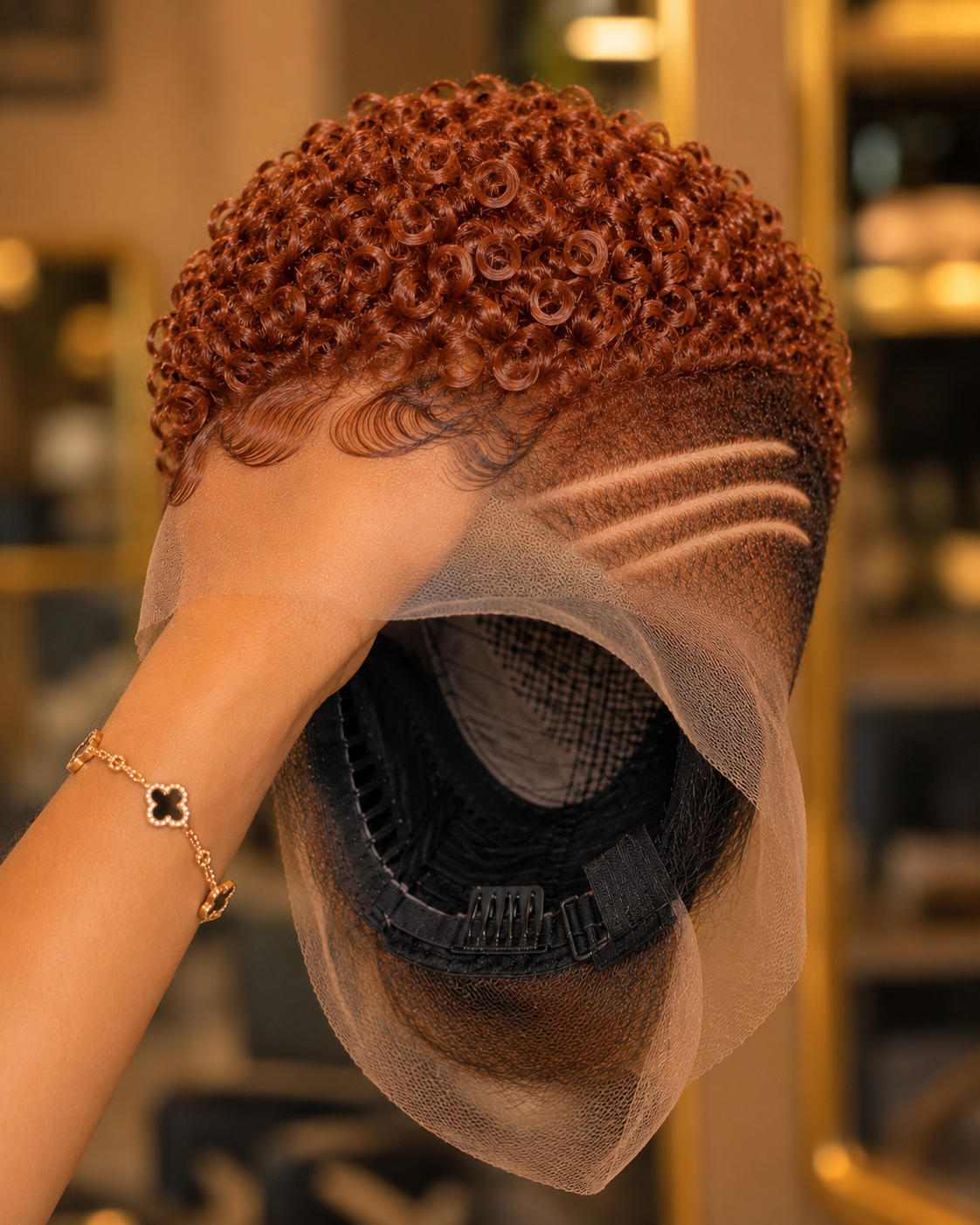 A Warm Auburn Coily Pixie On Extended Lace — What The Colour And The Cap Are Really Worth #stayglamsc A Warm Auburn Coily Pixie On Extended Lace — What The Colour And The Cap Are Really Worth #stayglamsc