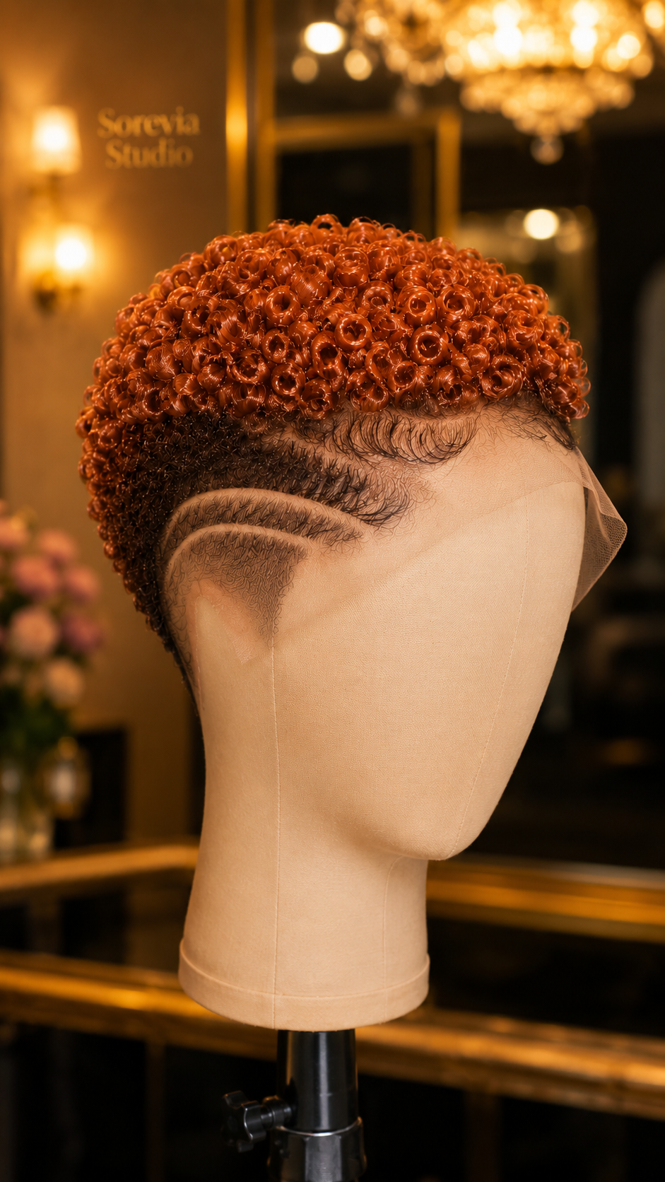 Bright Copper Curls, A Dark Root, And A Sculpted Swirl Edge — Where To Buy It And What To Pay 🔥✨ #stayglamsch