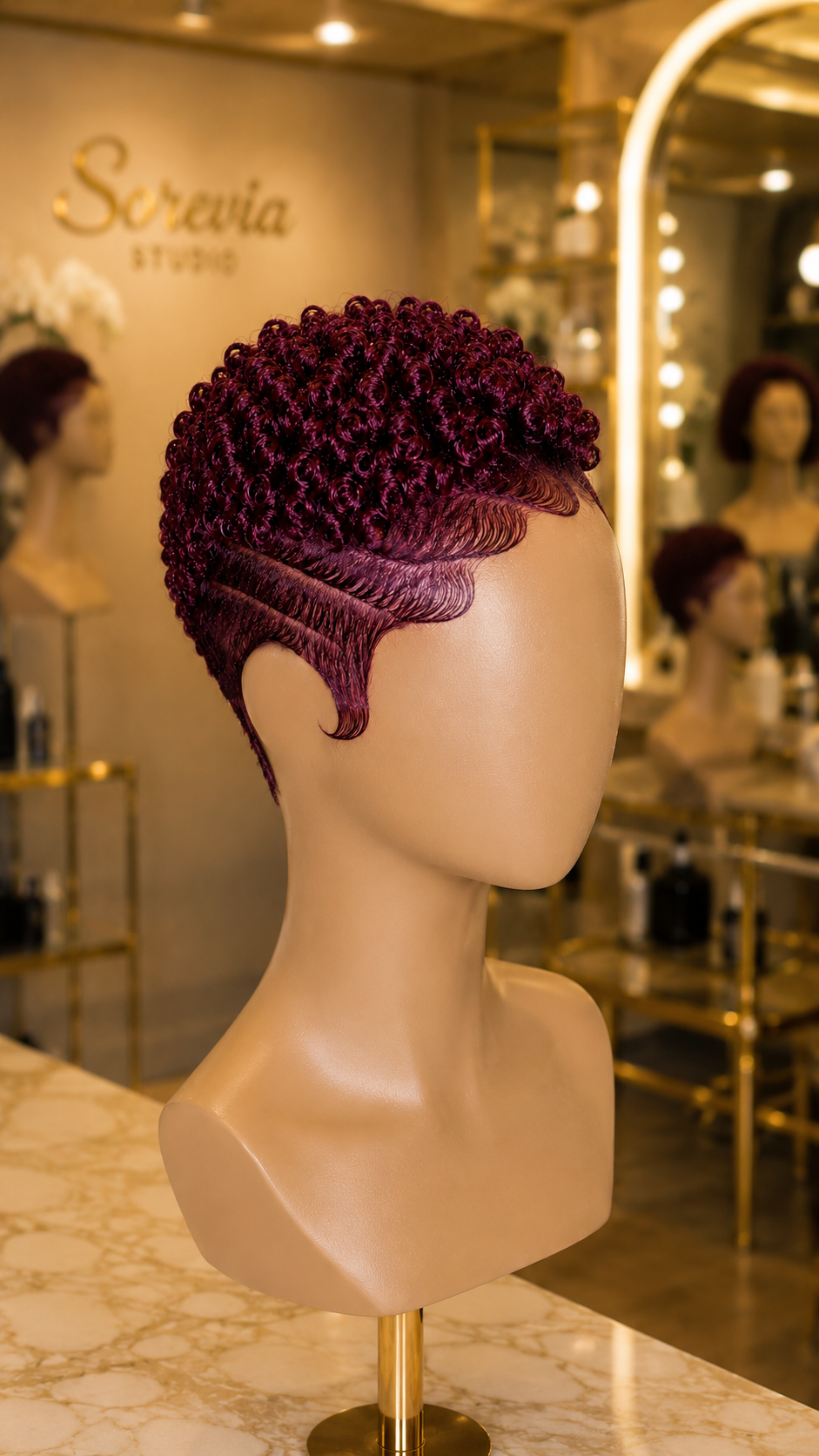 Burgundy Coils Meet Sculpted Finger Waves — And Where To Buy It 🍷✨ #hairstyleandfashionSCh Burgundy Coils Meet Sculpted Finger Waves — And Where To Buy It 🍷✨ #hairstyleandfashionSCh