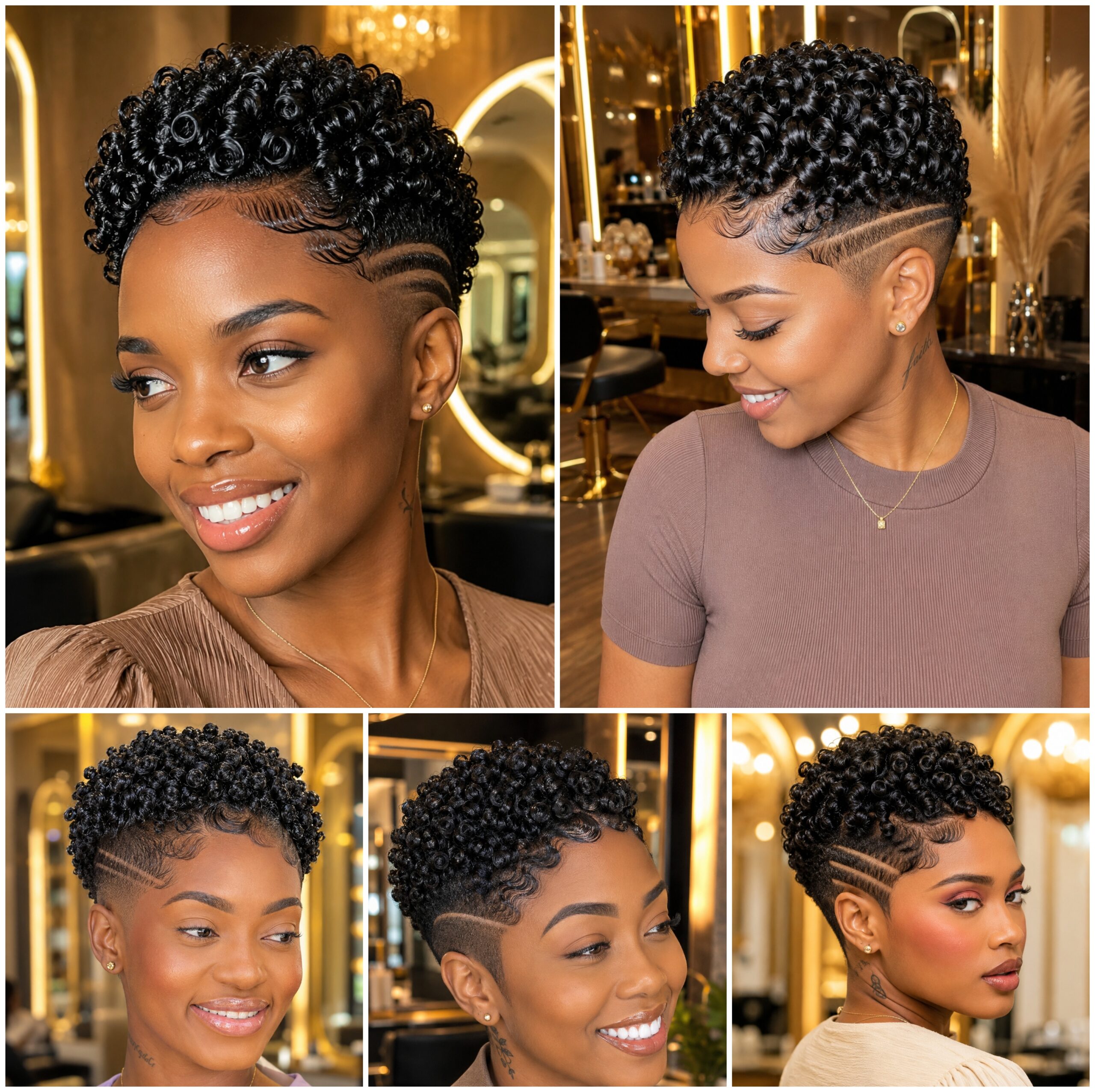 Finger-Coil Crowns Above Low Fade Sides