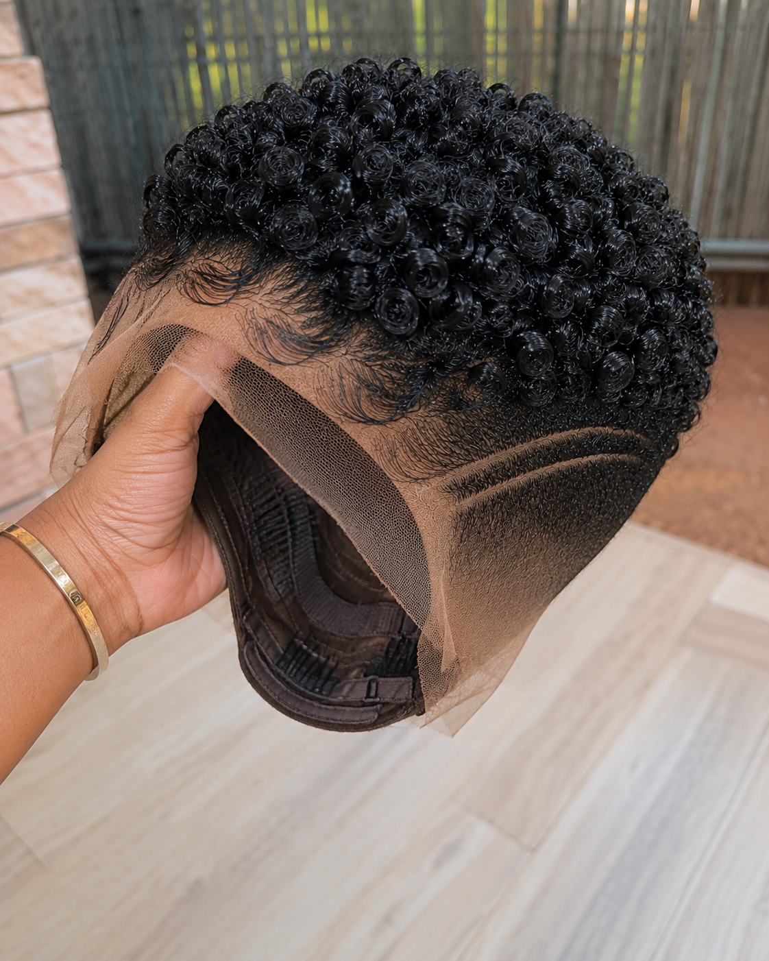 Held In Hand, Cap And All — What This Photo Reveals About Wig Quality 🖤✨ #braidsforwomenp