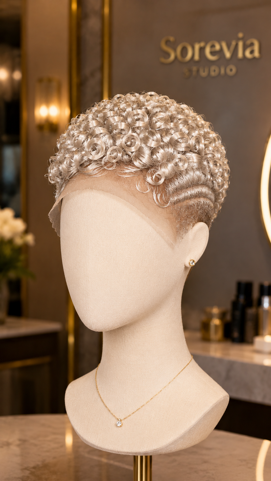 Icy Platinum Curls With A Waved Temple — Where To Buy It And What To Pay 🤍✨ #StylistStudioMSCh Icy Platinum Curls With A Waved Temple — Where To Buy It And What To Pay 🤍✨ #StylistStudioMSCh