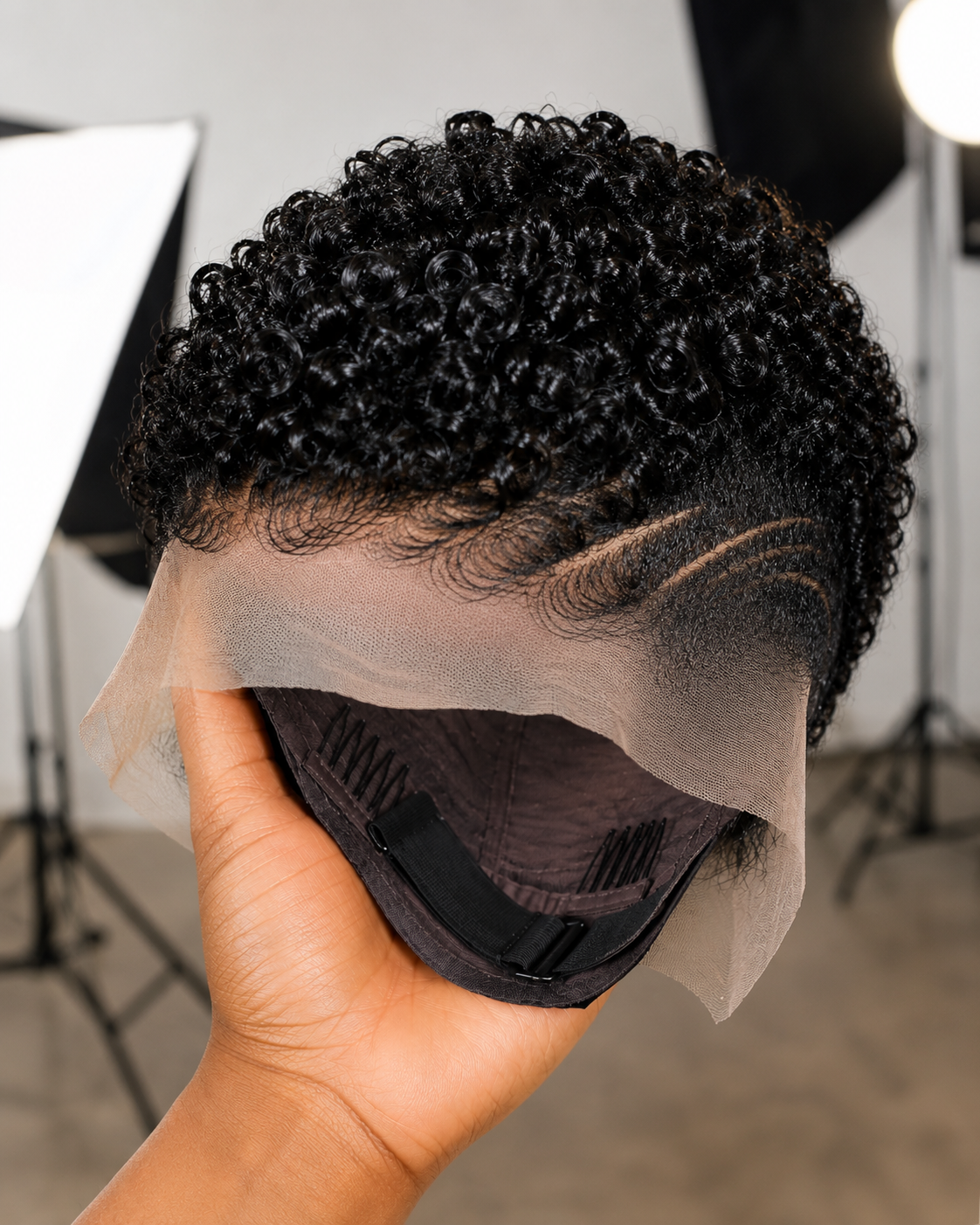 Jet-Black Finger Coils With Sculpted Edges And Twin Temple Lines — Examining A Glueless Pixie Build #haircutsforwomens Jet-Black Finger Coils With Sculpted Edges And Twin Temple Lines — Examining A Glueless Pixie Build #haircutsforwomens