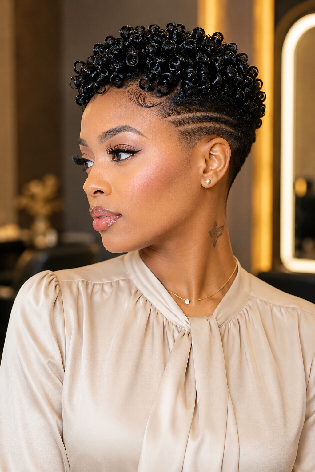 Matching Curls On Model And Block — Proof This Style Is Repeatable 🖤✨ #StayGlamHairstyle P Matching Curls On Model And Block — Proof This Style Is Repeatable 🖤✨ #StayGlamHairstyle P