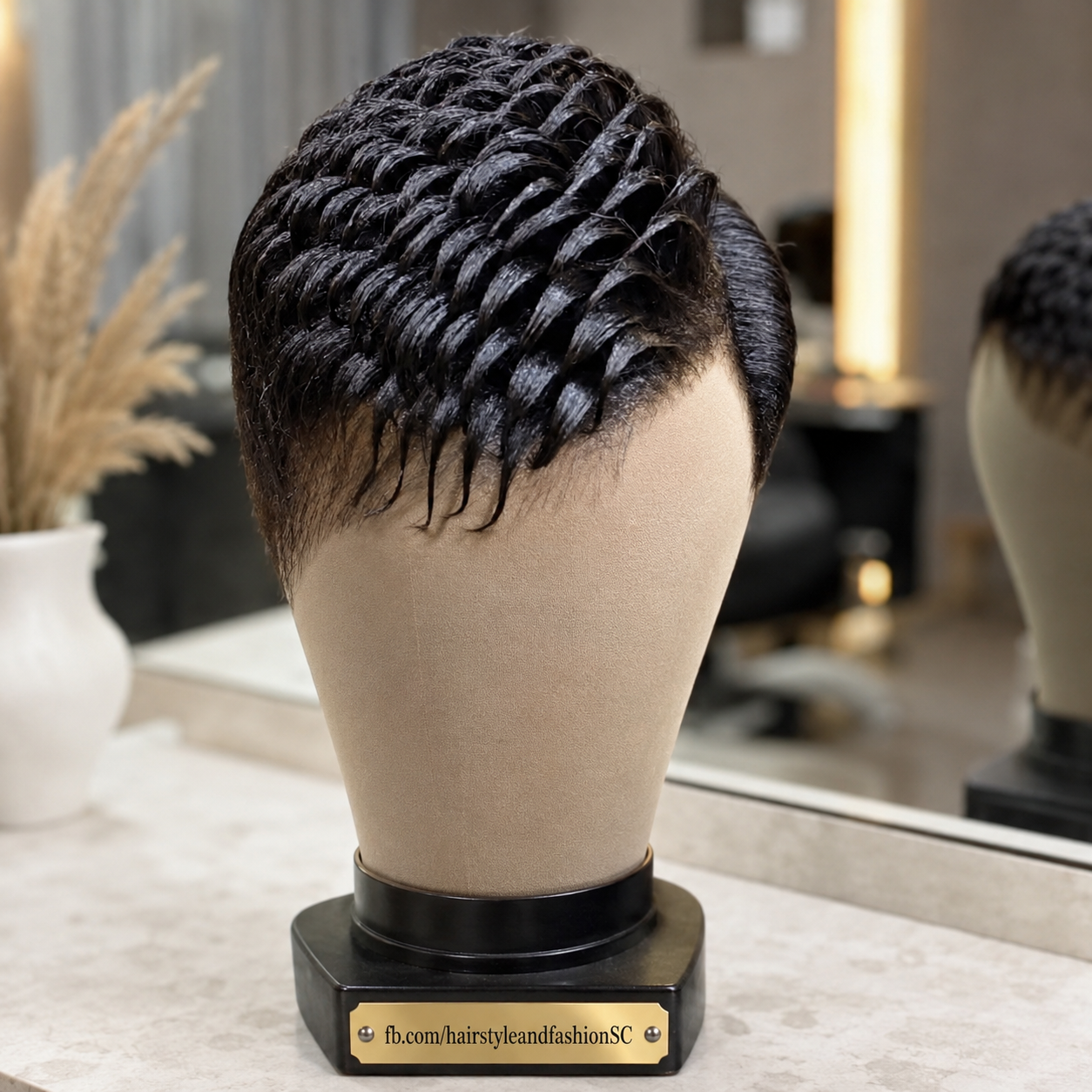 Multiple Parallel Lines On A Black Pixie Undercut — When One Design Detail Changes Everything #hairstyleandfashionSC