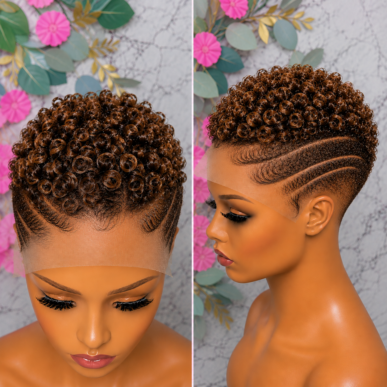 Two Curl Sizes On One Curly Pixie Wig Is A Build Decision #stayglamscp Two Curl Sizes On One Curly Pixie Wig Is A Build Decision #stayglamscp