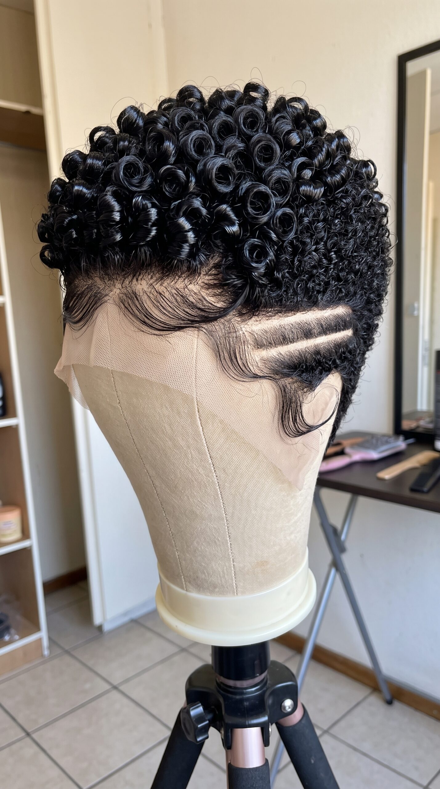Two Different Curl Types On One Pixie Wig Age At Different Speeds #stayglamscp