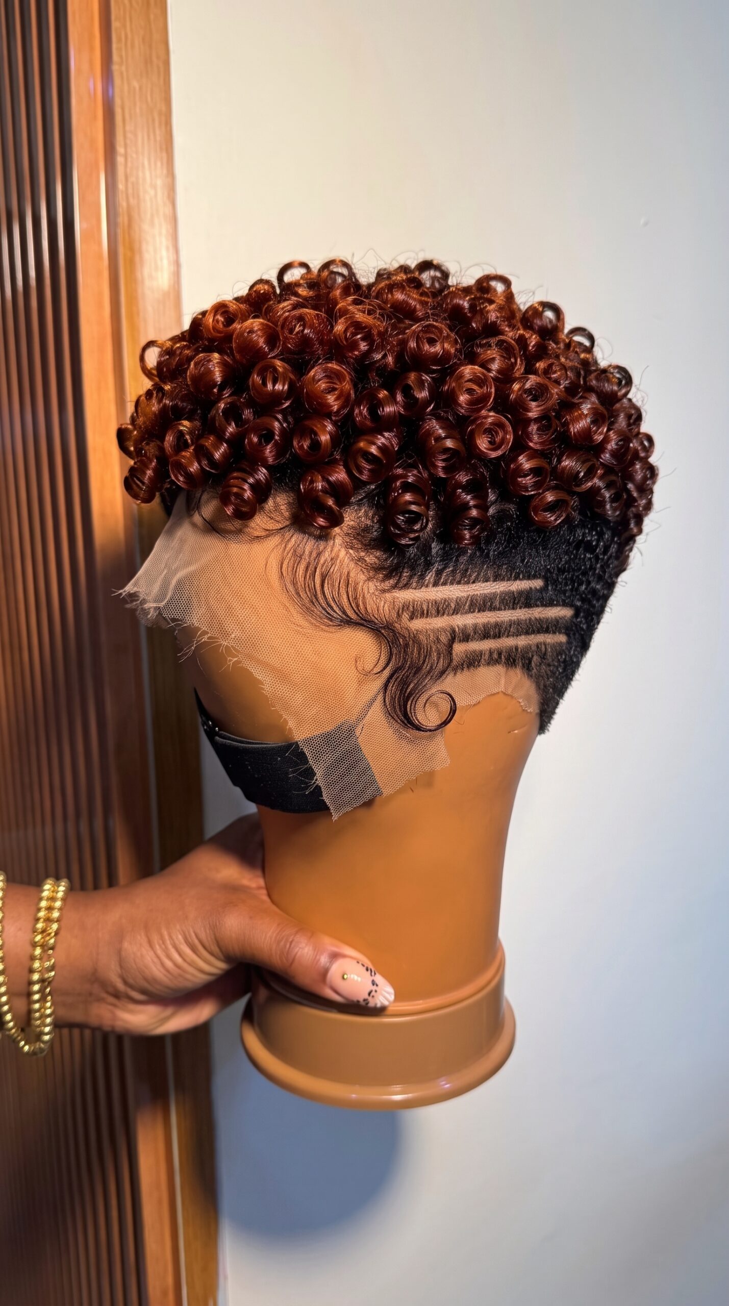 The Copper On This Pixie Wig Fades Faster Than The Black Root Underneath It #africanprintdesignersh