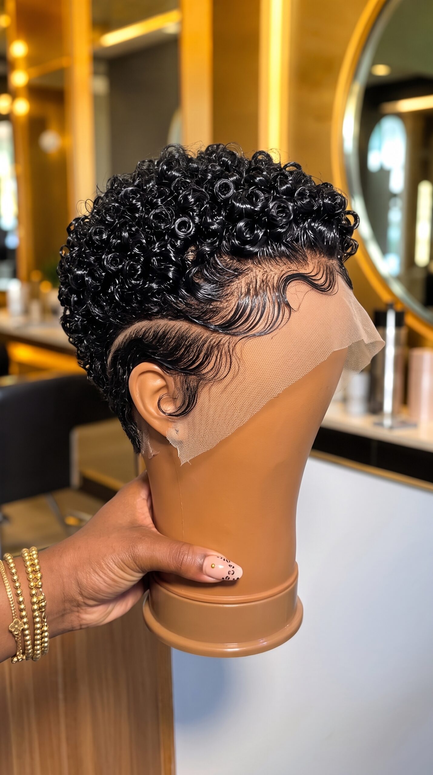 Lace That Runs Past The Ear Is Why This Pixie Wig Can Be Worn Off The Face #braidsforwomen