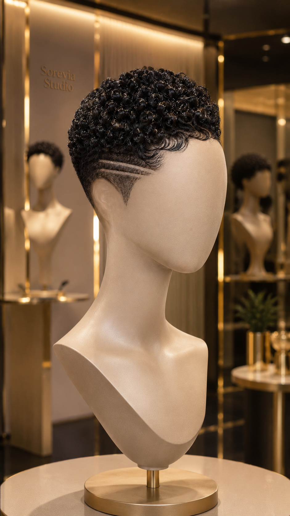 Tight Curls, A Laid Wave Edge, And Two Side Lines — Where To Get This Pixie 🖤✨ #africanprintdesignersh Tight Curls, A Laid Wave Edge, And Two Side Lines — Where To Get This Pixie 🖤✨ #africanprintdesignersh
