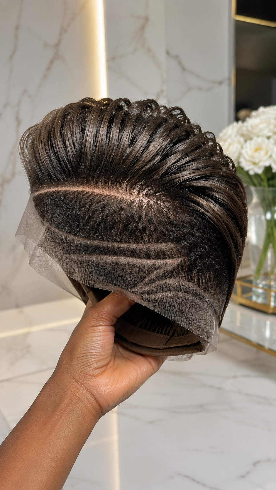 Dark Ash Brown Crest Meets Interconnected Zig-Zag Carving: Why Precision Root Lift Redefines A Lace Crop #haircutsforwomens Dark Ash Brown Crest Meets Interconnected Zig-Zag Carving: Why Precision Root Lift Redefines A Lace Crop #haircutsforwomens