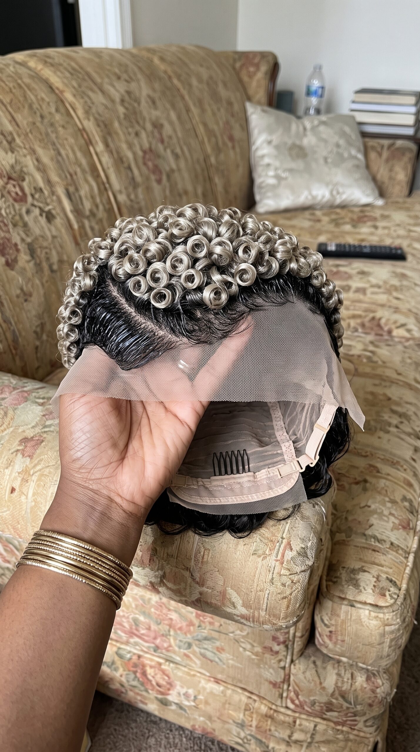 Ash Silver Is The Most Striking Colour On A Curly Pixie Wig And The Hardest To Keep #StayGlamHairstyle