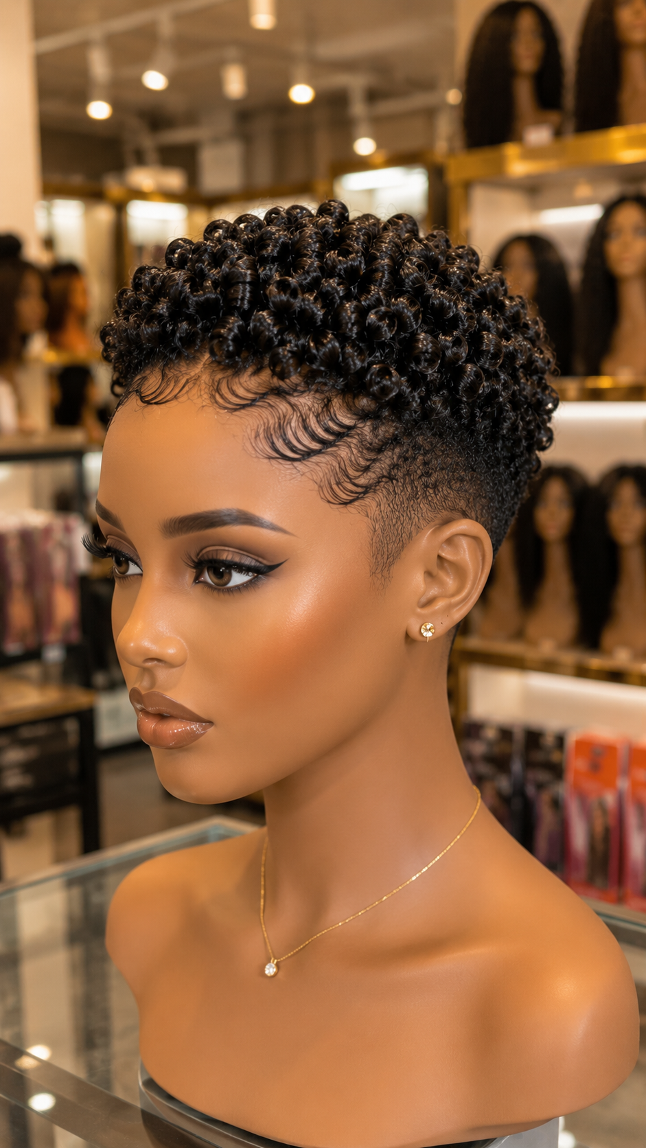 Spiral Coils, Sculpted Waves, Zero Commitment — This Pixie Wig Has It All