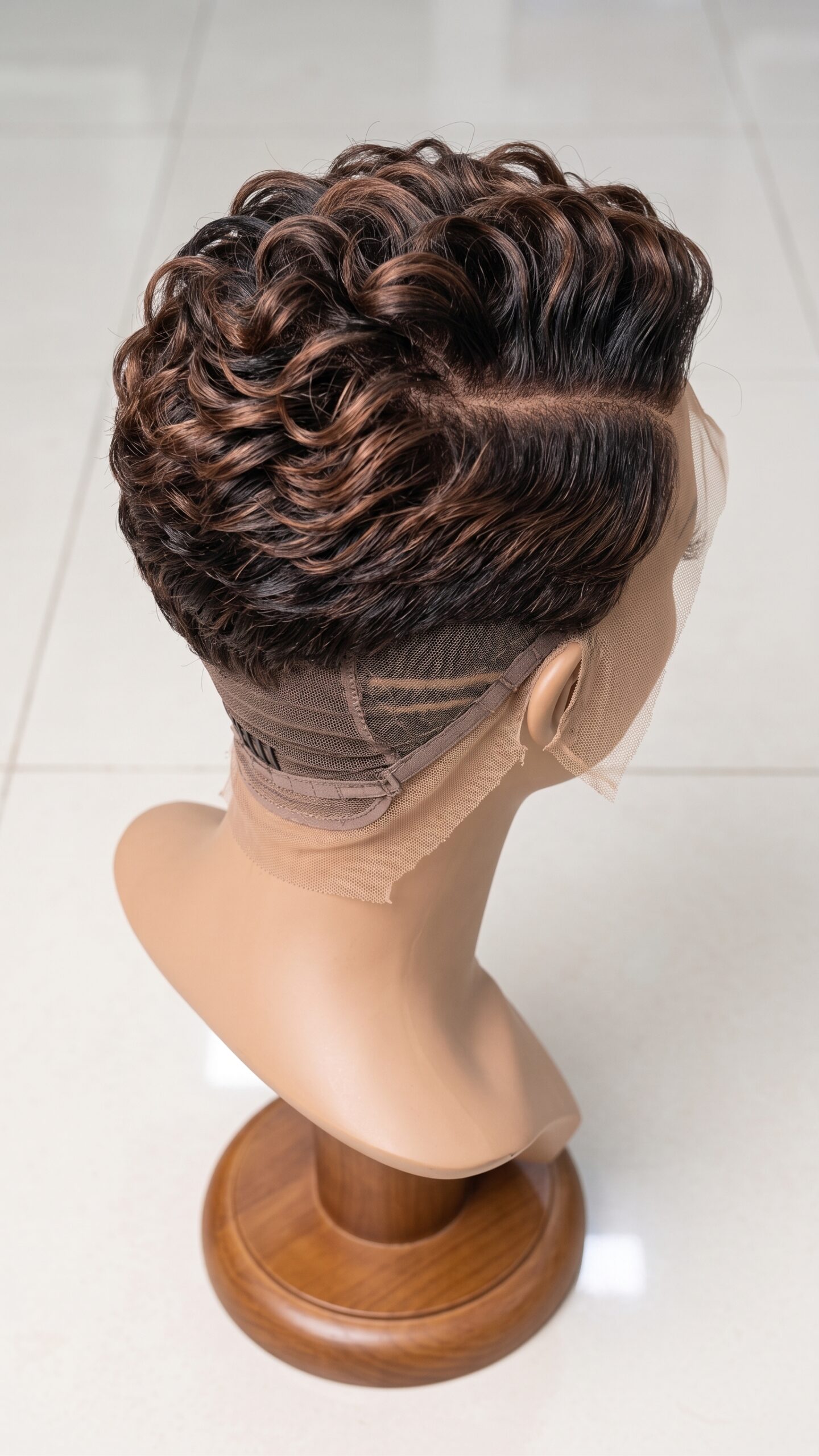 Mesh Caps Disappear Under Long Hair. On A Pixie Wig They Do Not #yourfashionassistant