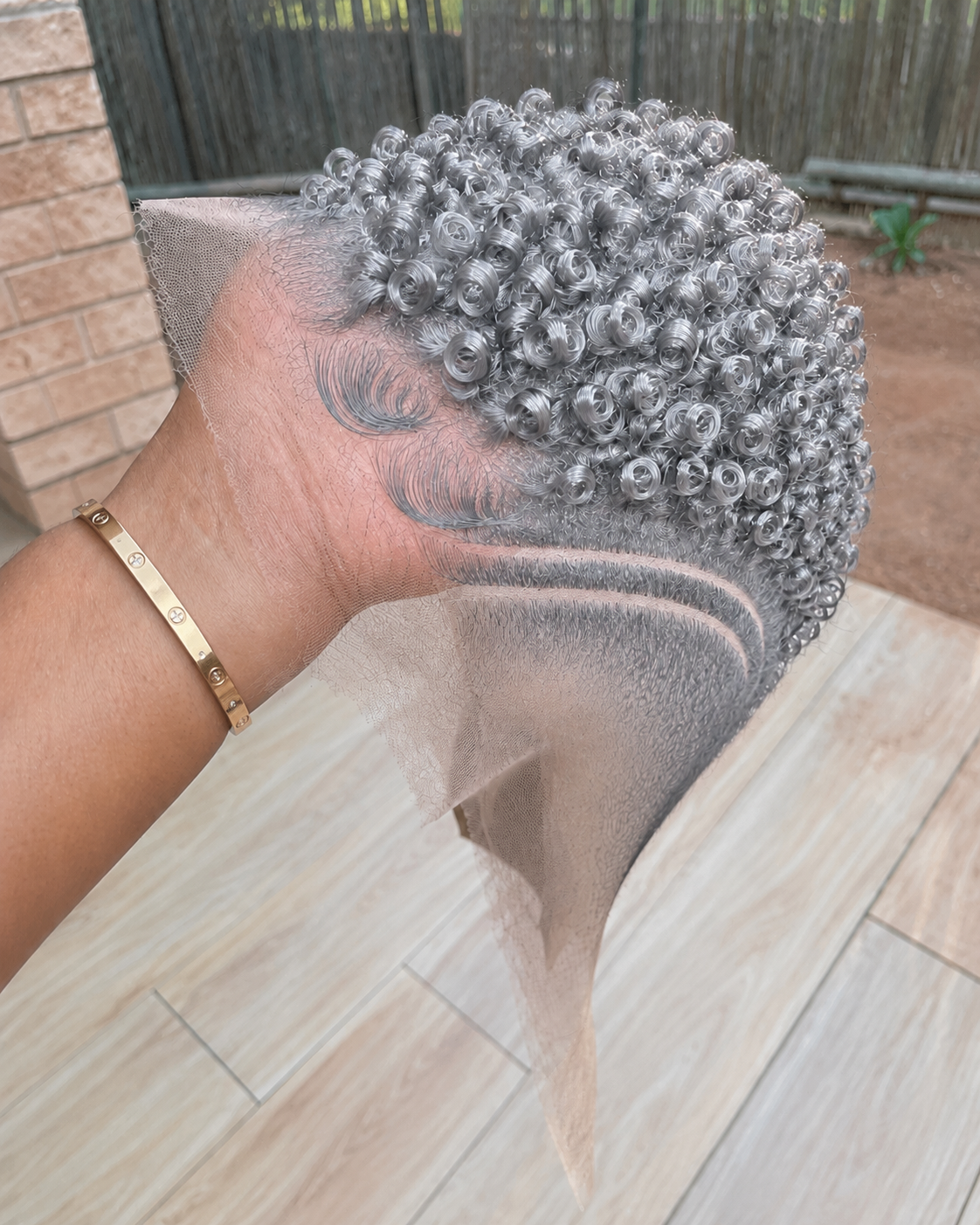 Where To Buy This Silver Gray Curly Pixie Wig That Looks So Real 😍✨ #StylistStudioMSC