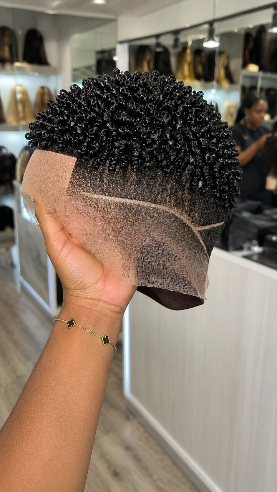 Where To Buy This Jet Black Micro-Ringlet Pixie Wig With Straight Temple Part Line And Raw HD Lace #apdh Where To Buy This Jet Black Micro-Ringlet Pixie Wig With Straight Temple Part Line And Raw HD Lace #apdh