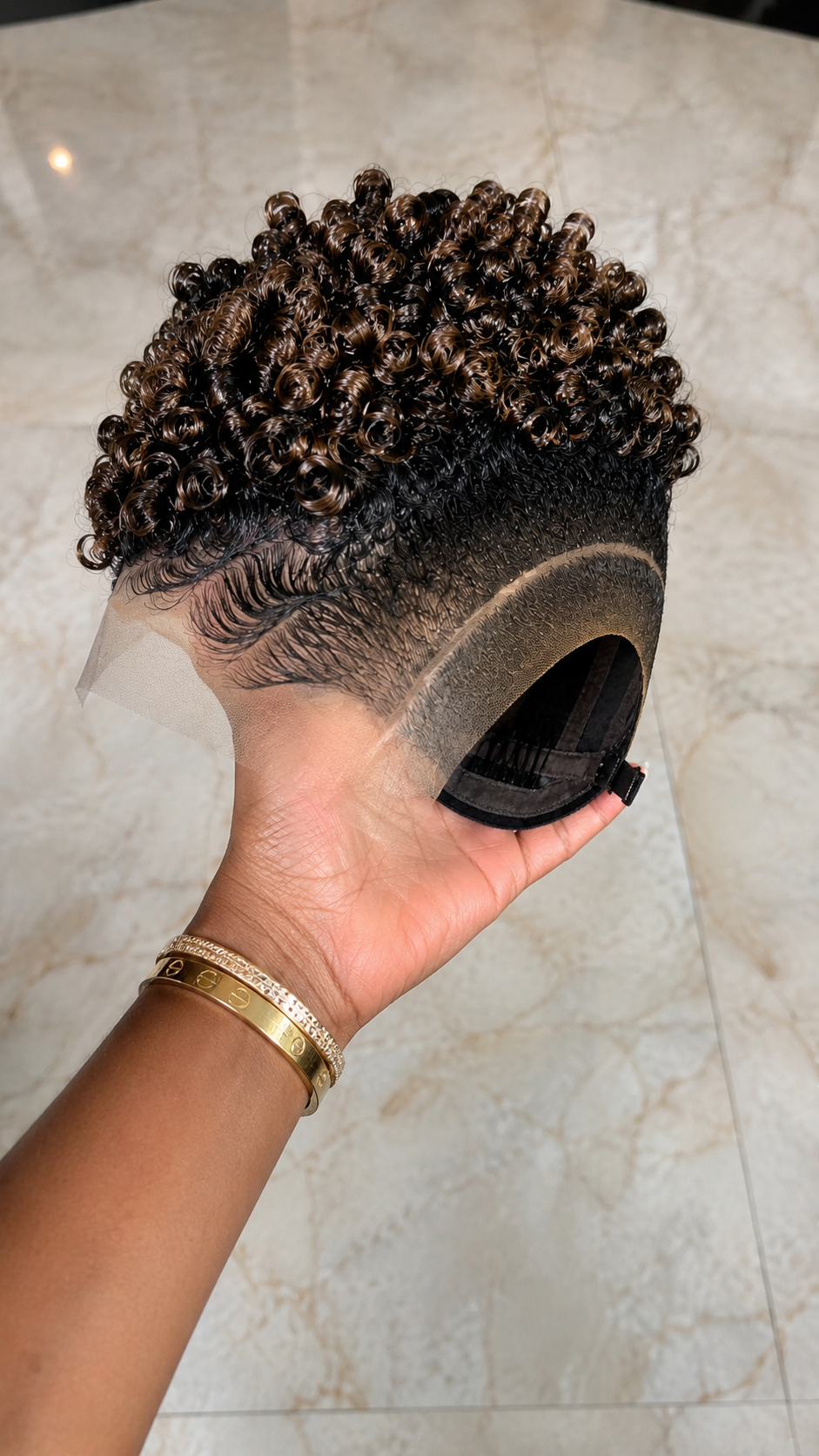 How Should A Short Curly Pixie Wig Fit Around The Ear? #AfricanTrendyFashionSCh How Should A Short Curly Pixie Wig Fit Around The Ear? #AfricanTrendyFashionSCh