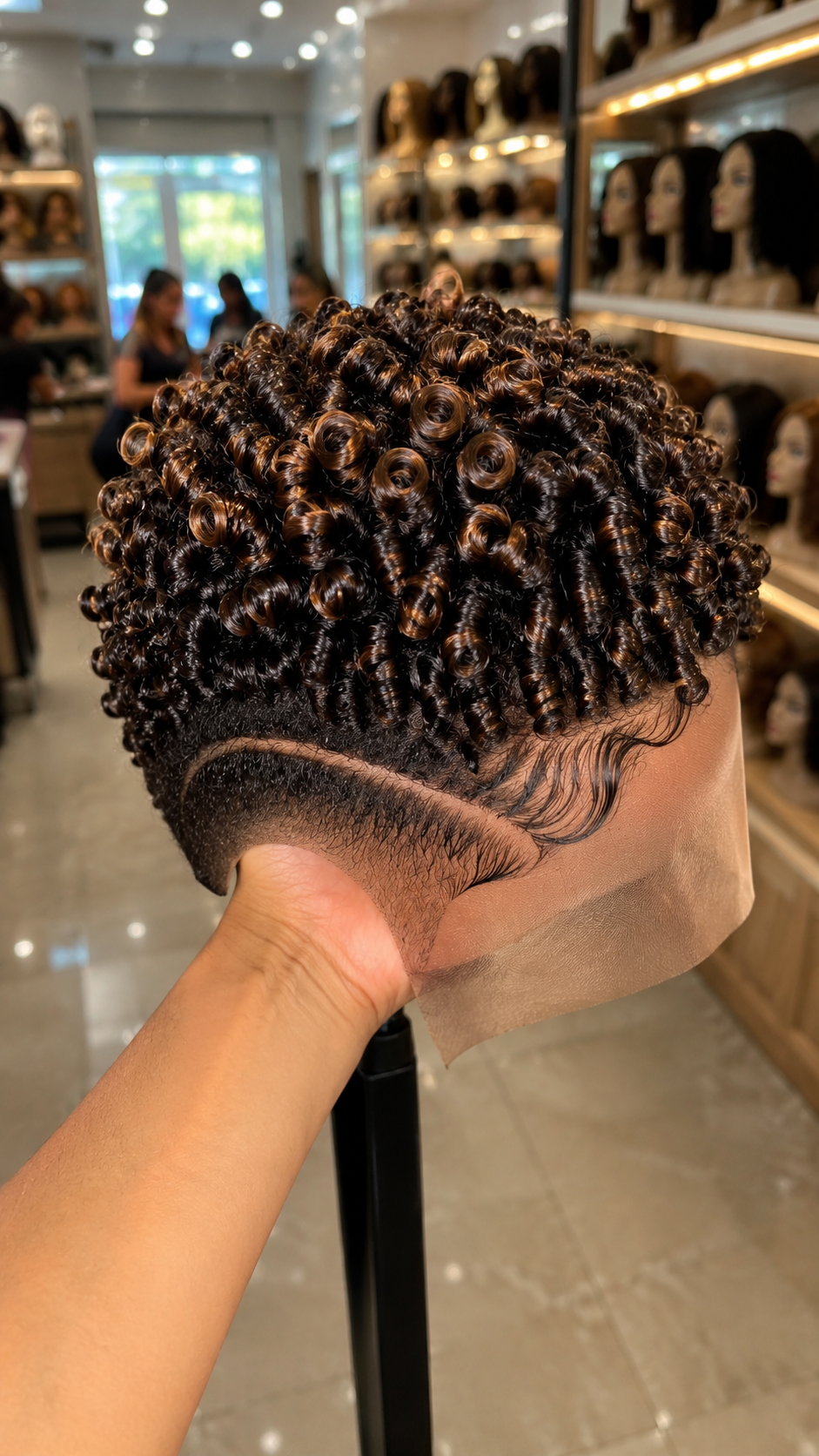 The Caramel In These Coils — Not The Dark Nape — Is What Will Fade First #BRH The Caramel In These Coils — Not The Dark Nape — Is What Will Fade First #BRH
