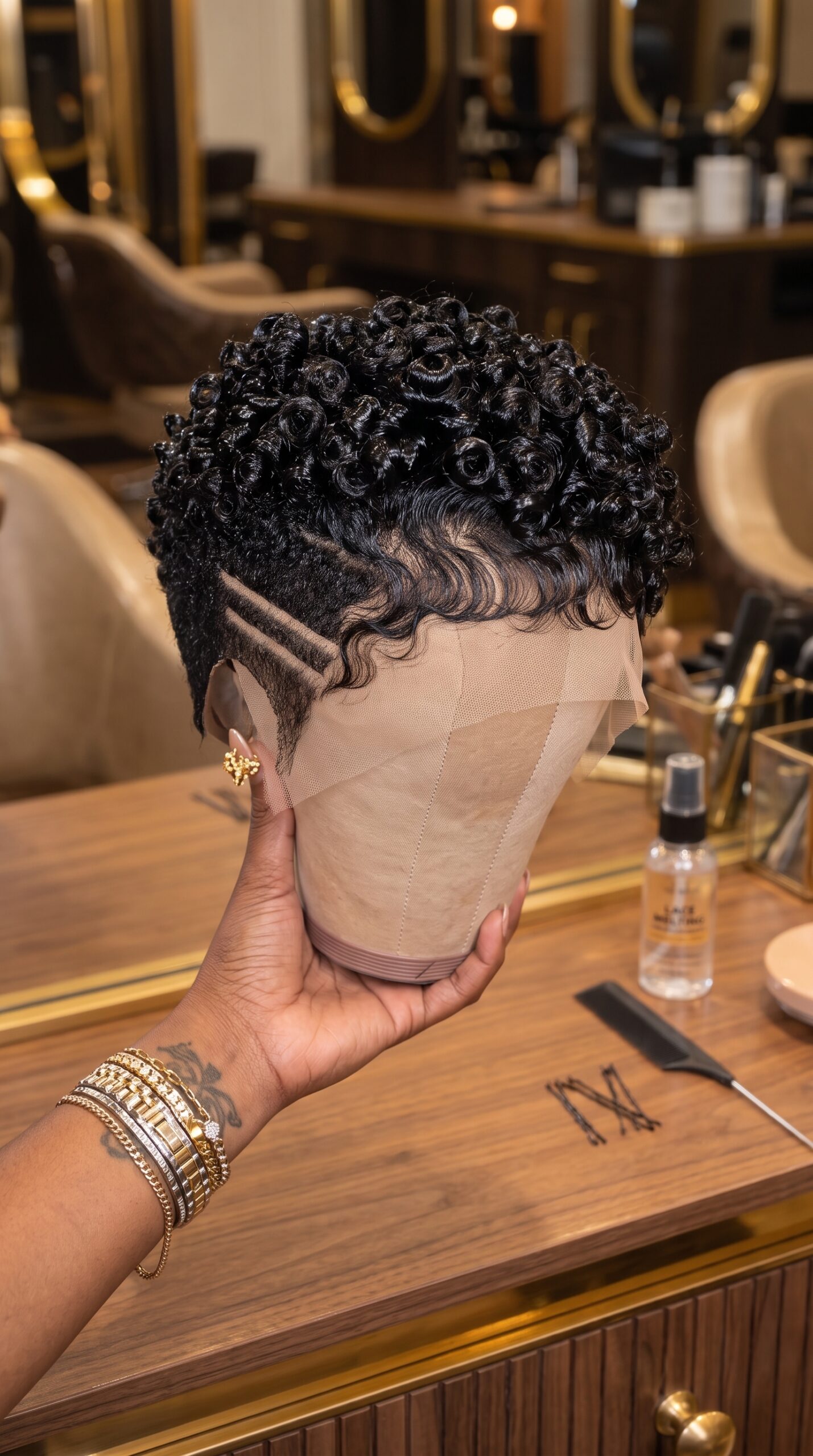 A Mannequin Block Inspection Shows The Hidden Balance Of Double Carved Lines #africanprintdesignersh