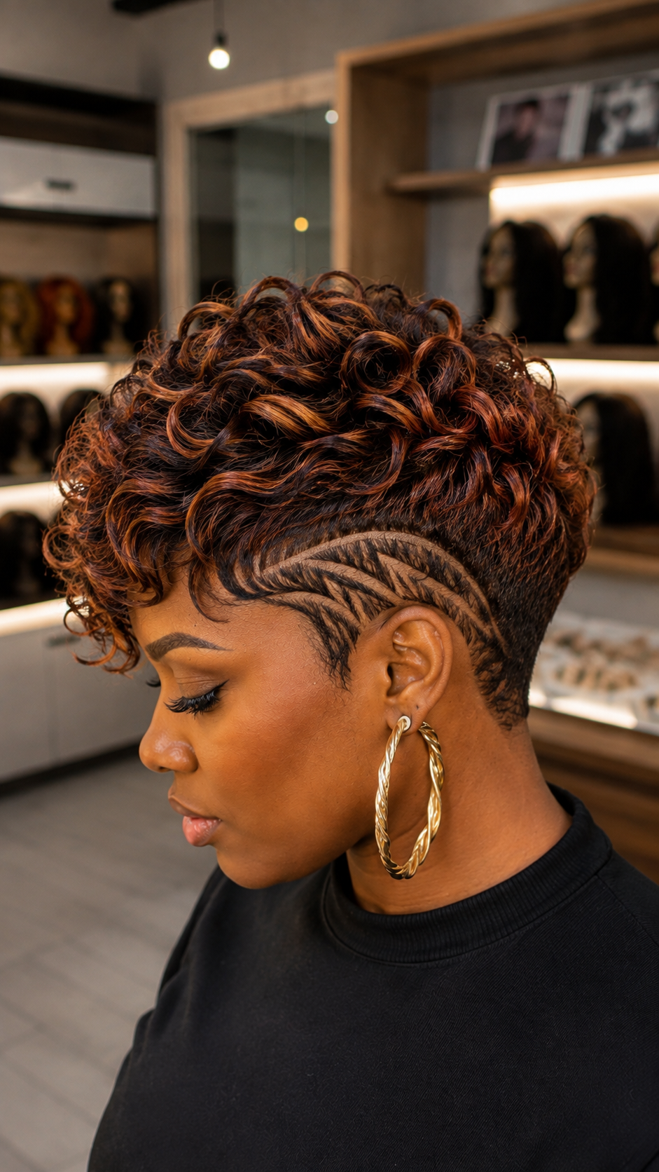 What Is Actually Holding This Curl In Place Once The Lace Flips Back? #StayGlamHairstyleh What Is Actually Holding This Curl In Place Once The Lace Flips Back? #StayGlamHairstyleh