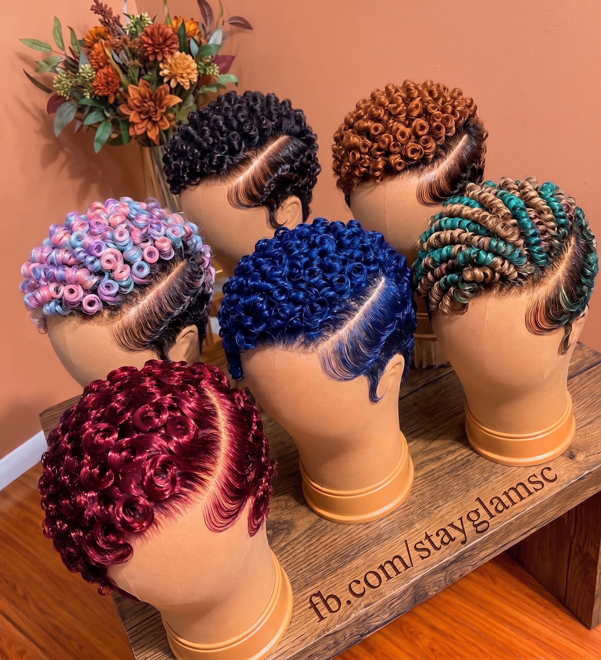 High-Fashion Color Fusion: The Avant-Garde Coiled Crop & Braid Array #stayglamscp