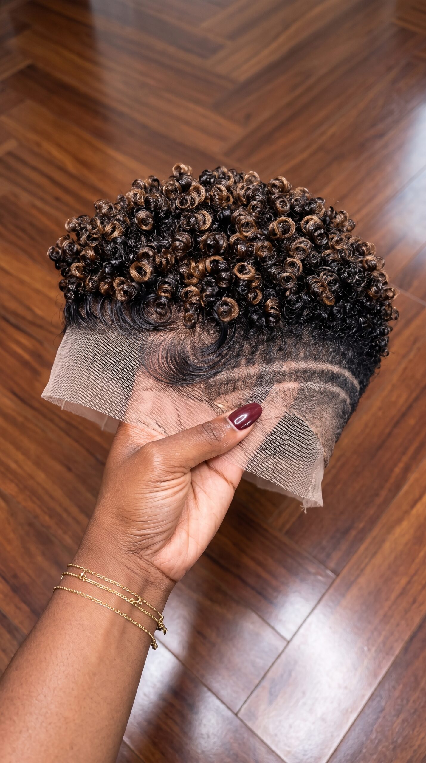 How Much Highlight Should A Curly Pixie Wig Have Before The Dark Base Starts Disappearing? #StayGlamHairstyleh