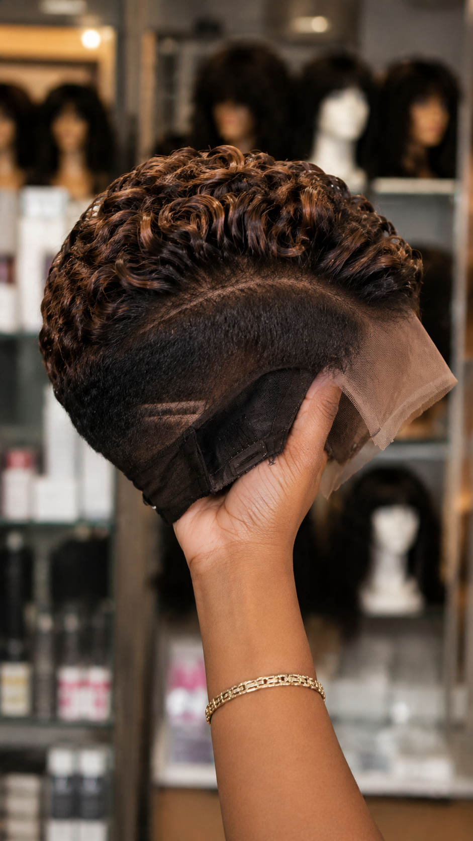 How High The Fade Sits On A Curly Pixie Wig Changes The Entire Shape Of The Cut #StayGlamHairstyleh How High The Fade Sits On A Curly Pixie Wig Changes The Entire Shape Of The Cut #StayGlamHairstyleh