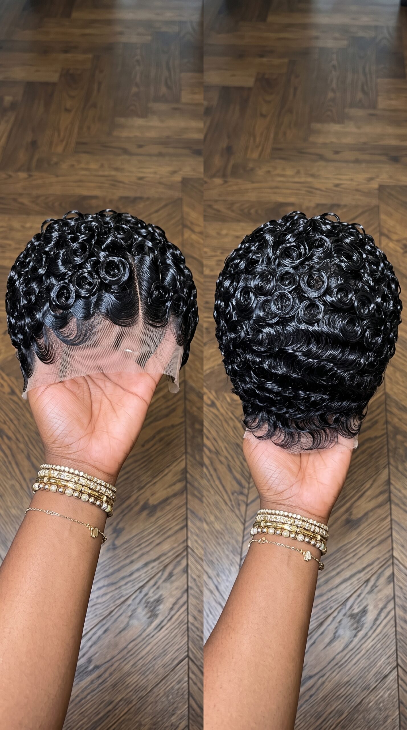 The Front And Back Of A Pixie Wig Do Not Need The Same Curl Pattern To Look Like One Haircut #BestHairstylesIdeasc