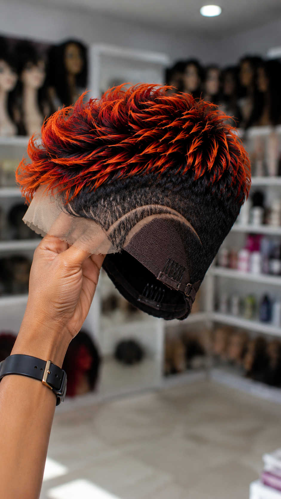 How Long This Flame Effect Looks Sharp Depends On Colour Matching The Cut It Sits On #stayglamsch How Long This Flame Effect Looks Sharp Depends On Colour Matching The Cut It Sits On #stayglamsch