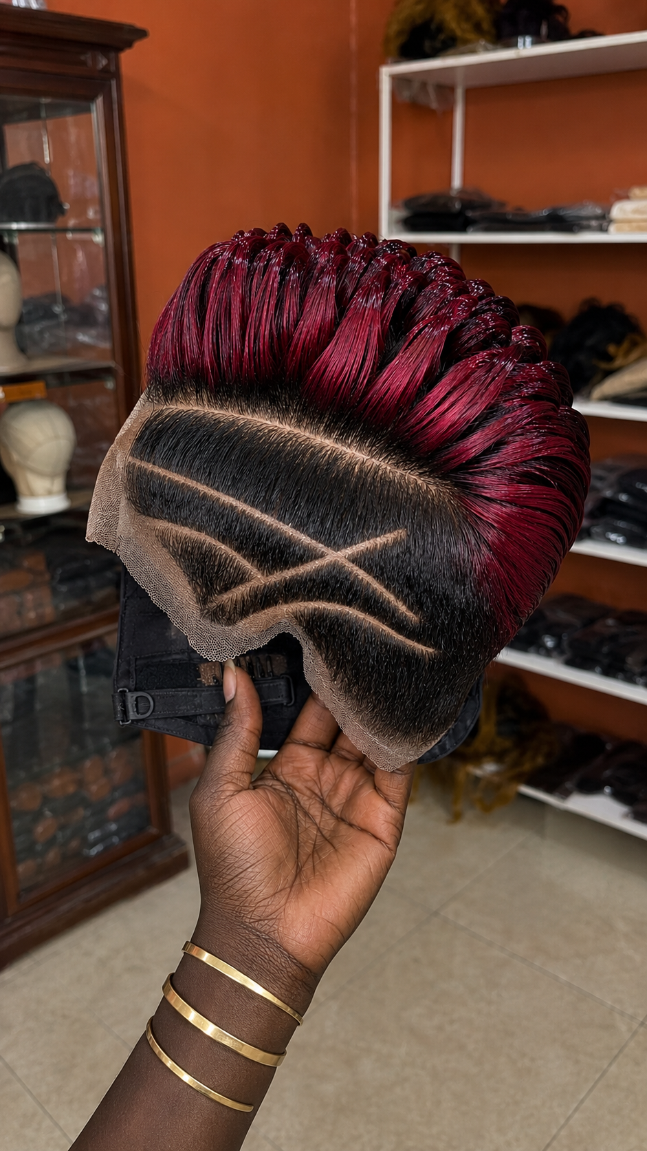 How Long A Crimson-Tipped Pompadour Pixie Wig Keeps Its Red Vibrancy Comes Down To Cold-Water Care #braidsforwomenh How Long A Crimson-Tipped Pompadour Pixie Wig Keeps Its Red Vibrancy Comes Down To Cold-Water Care #braidsforwomenh