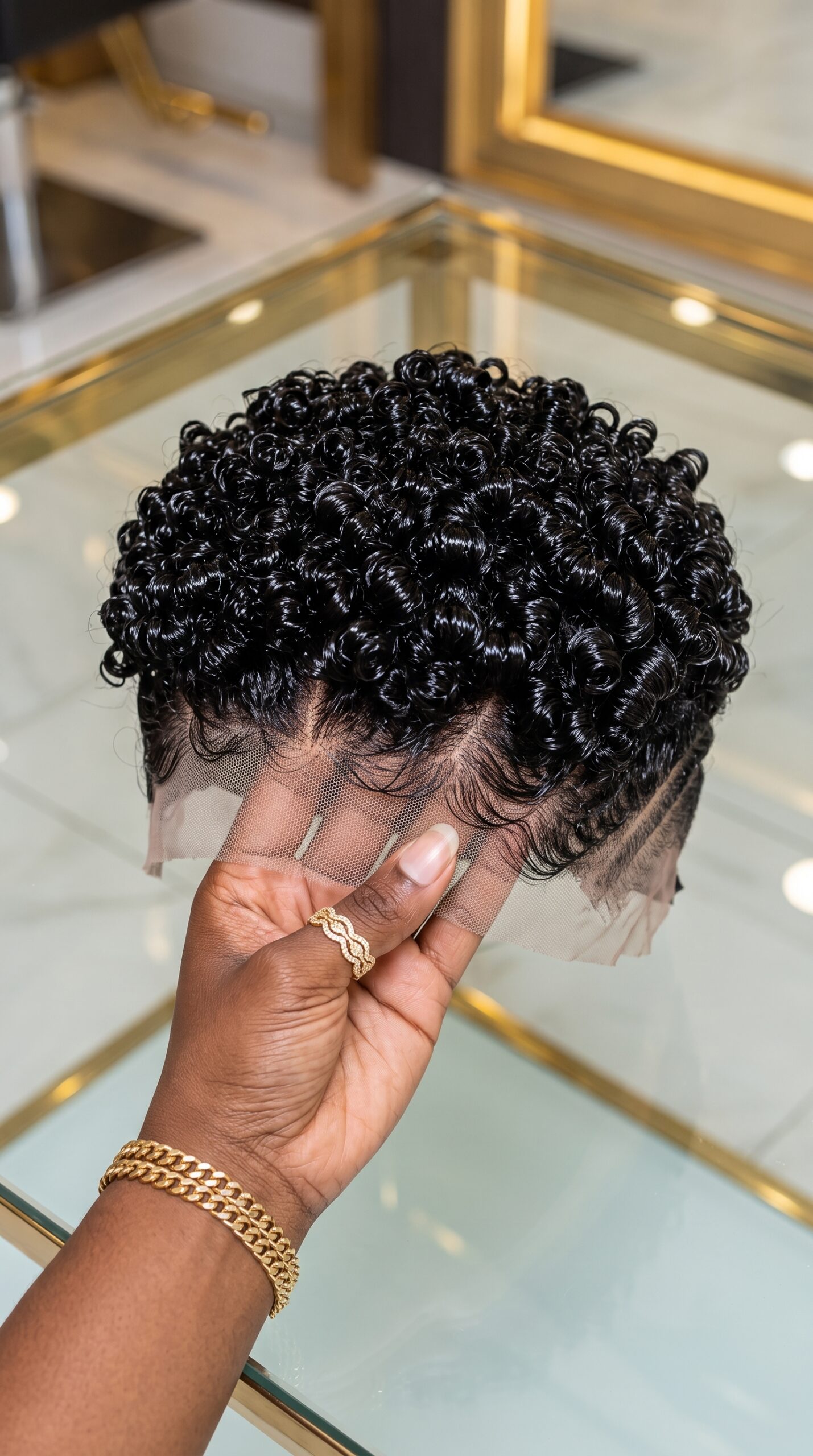 Double Razor Tracks Require Better Hand-Knotting Than Standard Hairlines #stayglamsch