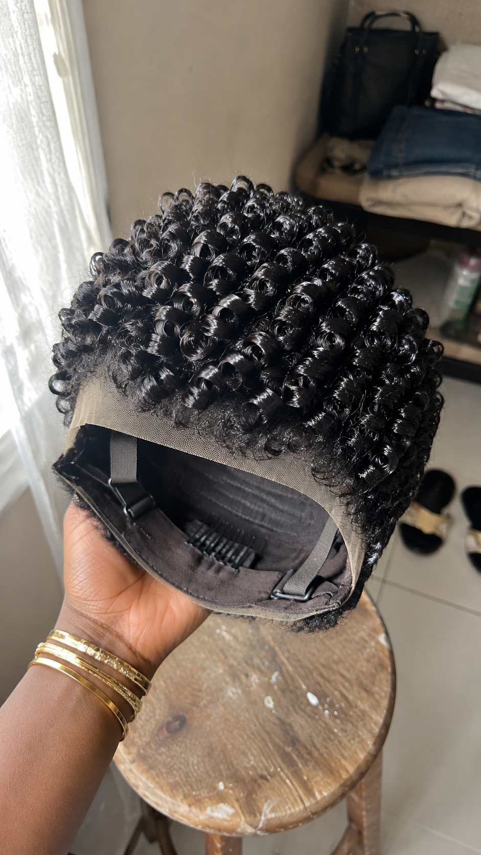 Half Of A Curly Pixie Wig’s Lifespan Belongs To The Cap, Not The Curls #BraidsforWomenSC Half Of A Curly Pixie Wig’s Lifespan Belongs To The Cap, Not The Curls #BraidsforWomenSC