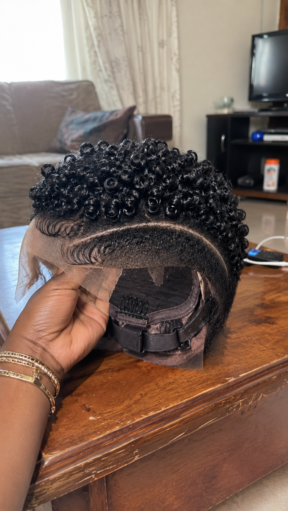 Internal Cap Combs Do Not Replace Proper Strap Tension On A Curly Pixie Unit #haircutsforwomenn Internal Cap Combs Do Not Replace Proper Strap Tension On A Curly Pixie Unit #haircutsforwomenn