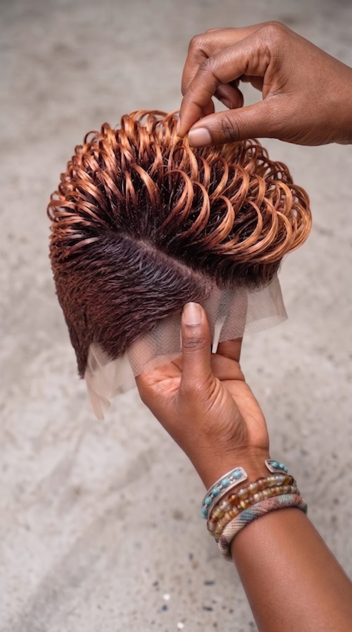 A Copper Pixie Wig And Its Black Back Will Not Age At The Same Speed #Fashion.Lifestyle.Trends A Copper Pixie Wig And Its Black Back Will Not Age At The Same Speed #Fashion.Lifestyle.Trends