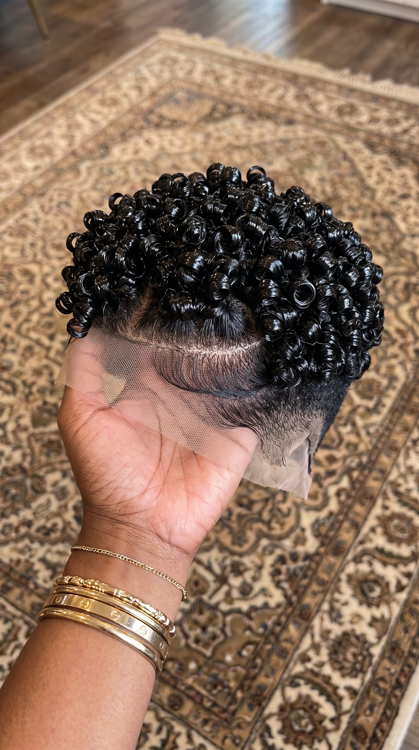 Where To Buy This Jet Black Ringlet Pixie Wig With High-Gloss Crown Coils And Raw HD Lace Frontal #fa